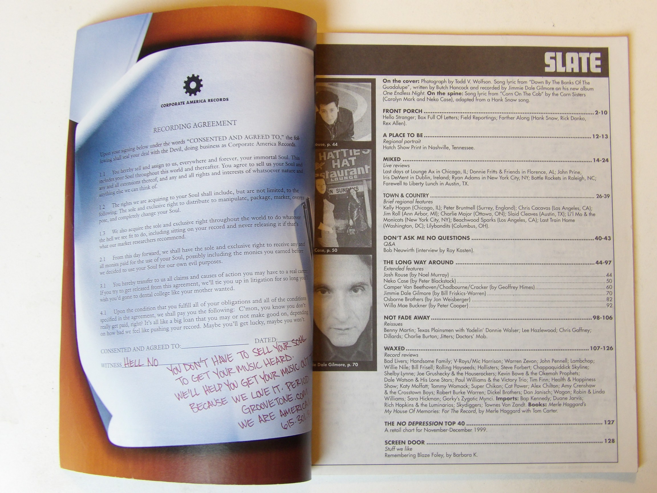No Depression Magazine: April 2000 Jimmie Dale Gilmore / Neko Case - Image 4