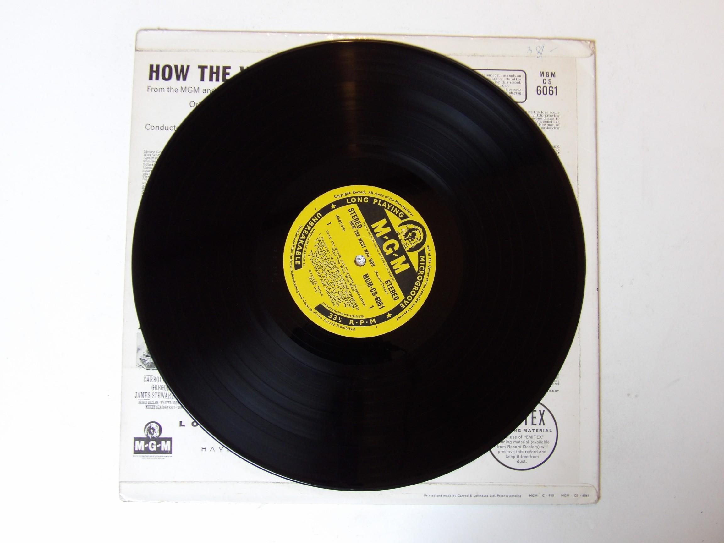 Alfred Newman etc: How The West Was Won, Soundtrack 1962 EX+ LP - Image 2