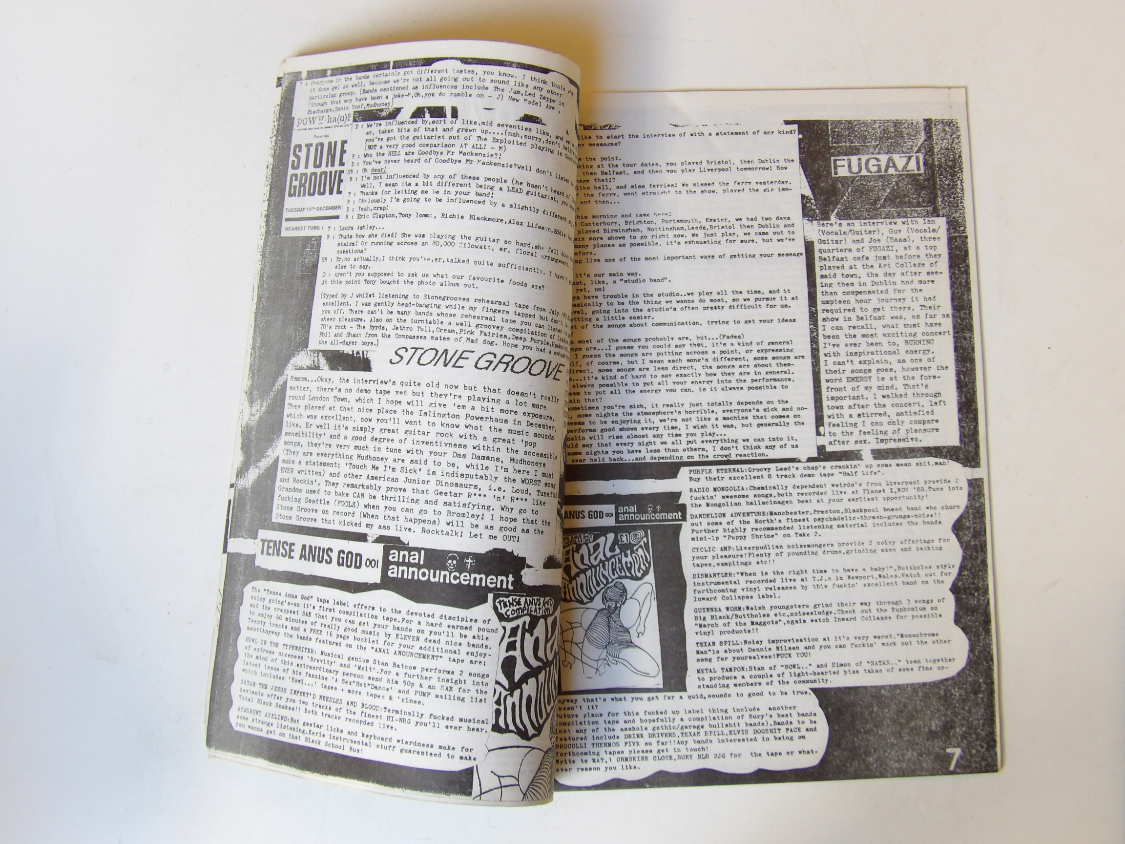 Swedish Nurse Orig UK Fanzine: #1 1999 Frogs / Band of Holy Joy / Fugazi - Image 4