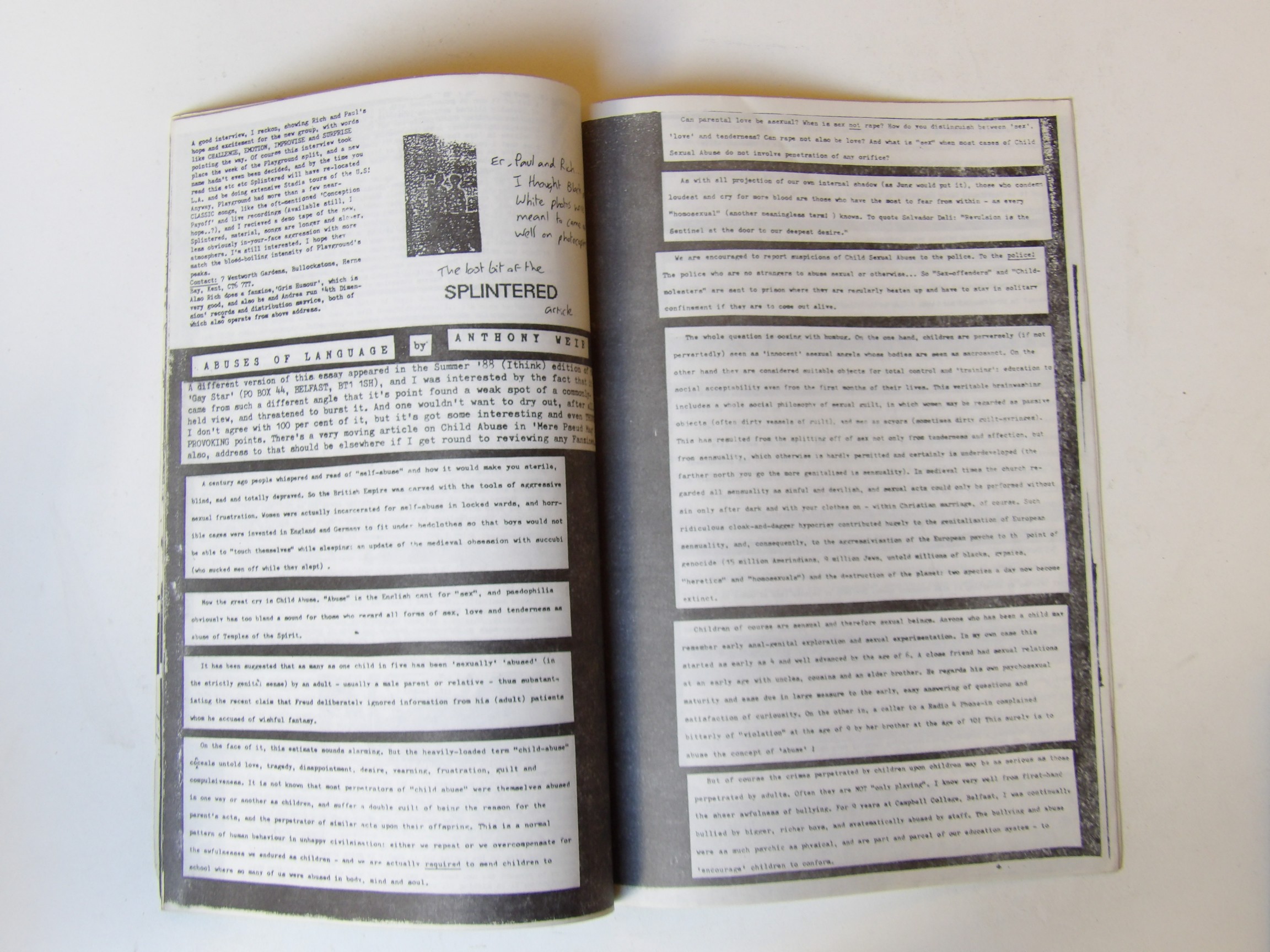 Swedish Nurse Orig UK Fanzine: #1 1999 Frogs / Band of Holy Joy / Fugazi - Image 3
