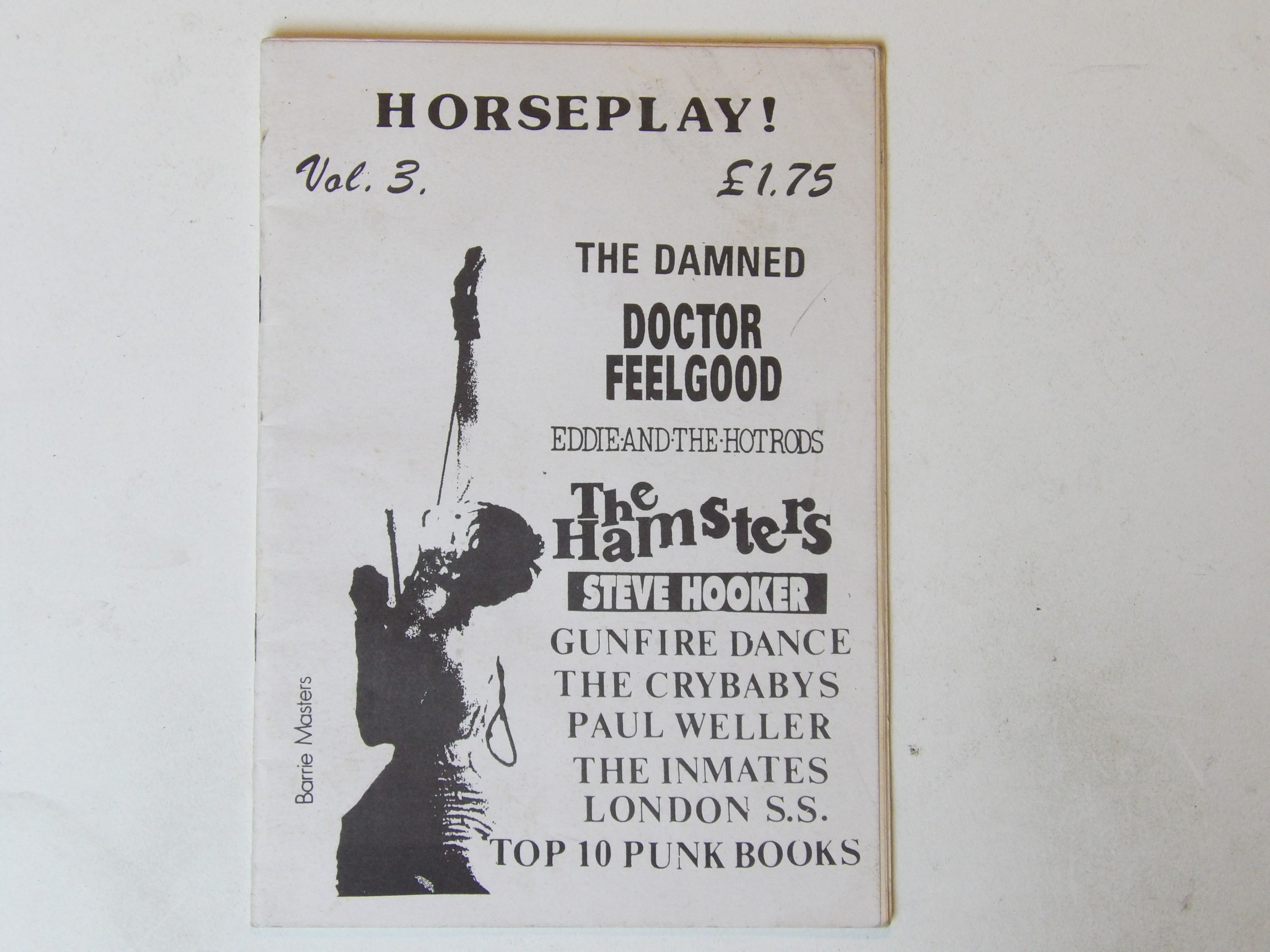 Horseplay Orig UK A5 Fanzine: #3 1991 Damned / Feelgood / Weller