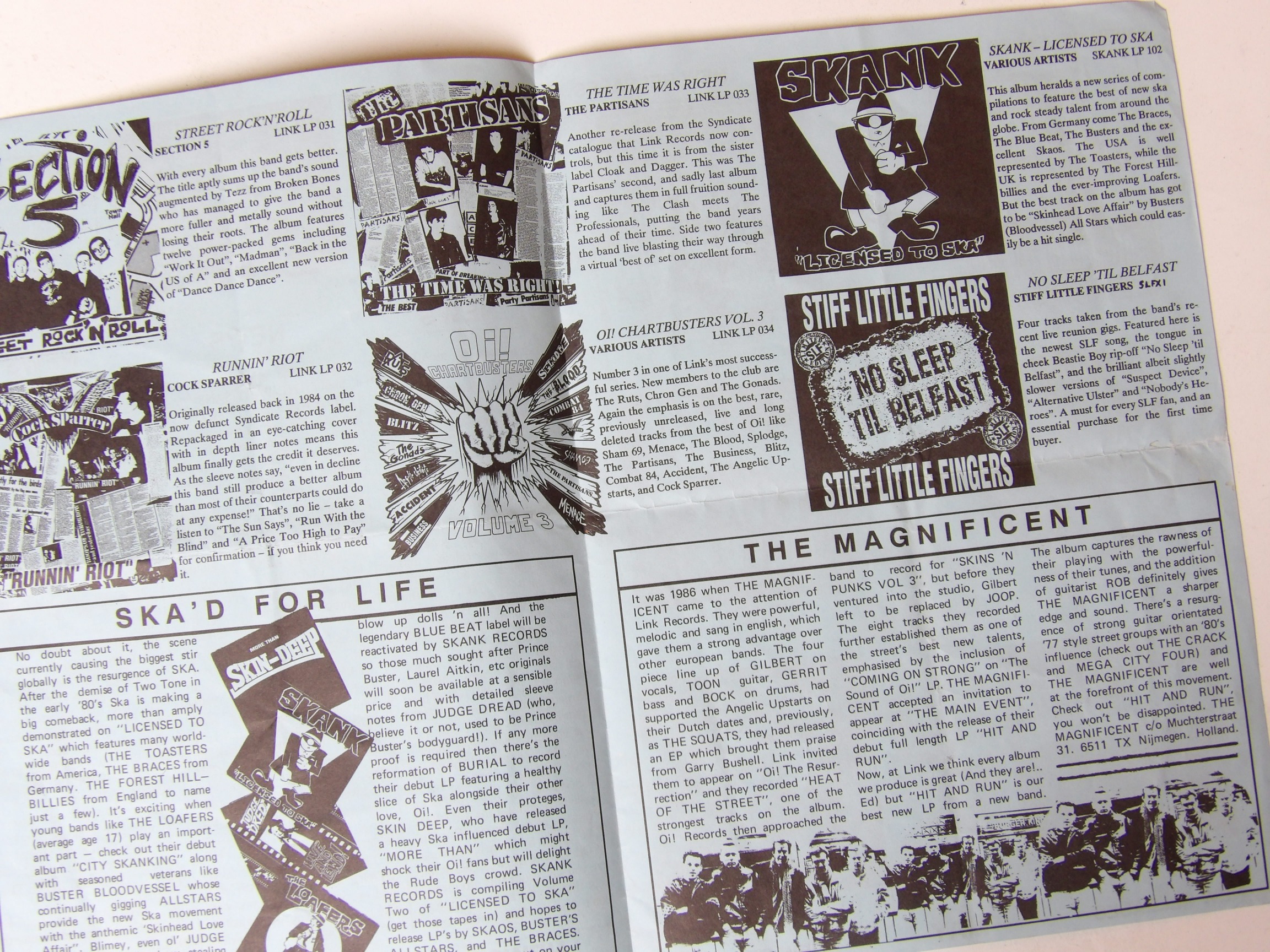 SLF / Business etc: 1988 Link Records 4 page newsletter - Image 3