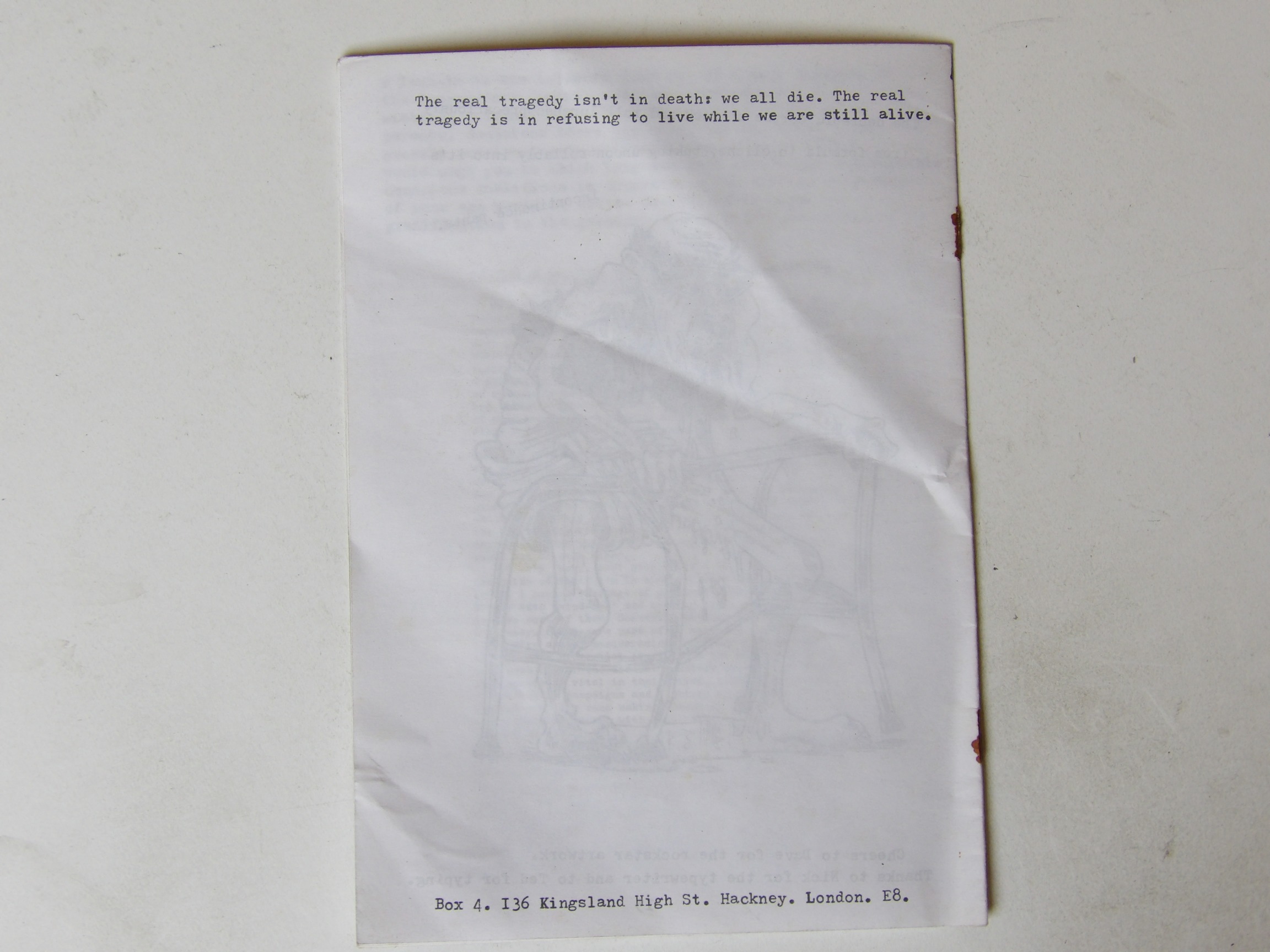 Sheepscene Orig UK A5 Fanzine: 1992 - Image 2