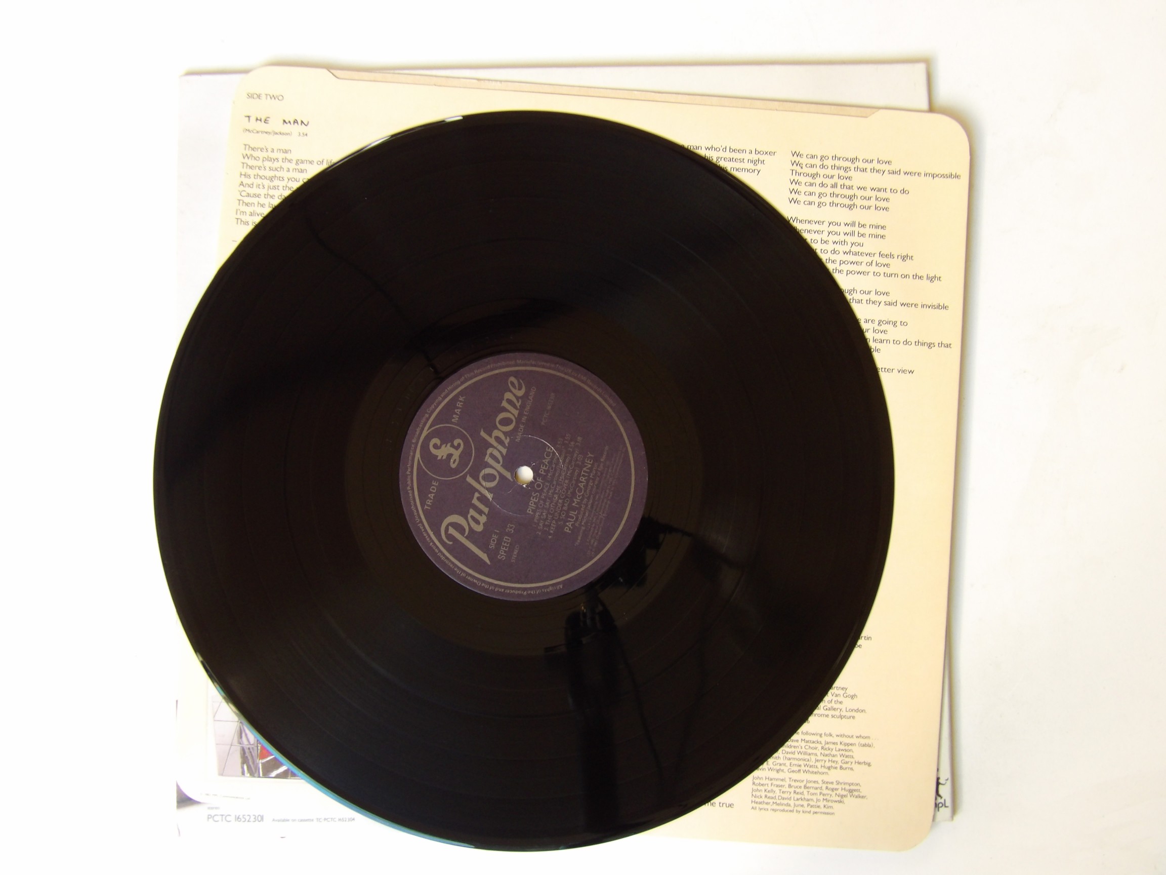 Paul McCartney: Pipes of Peace 1983 A1U/B1U EX LP - Image 3