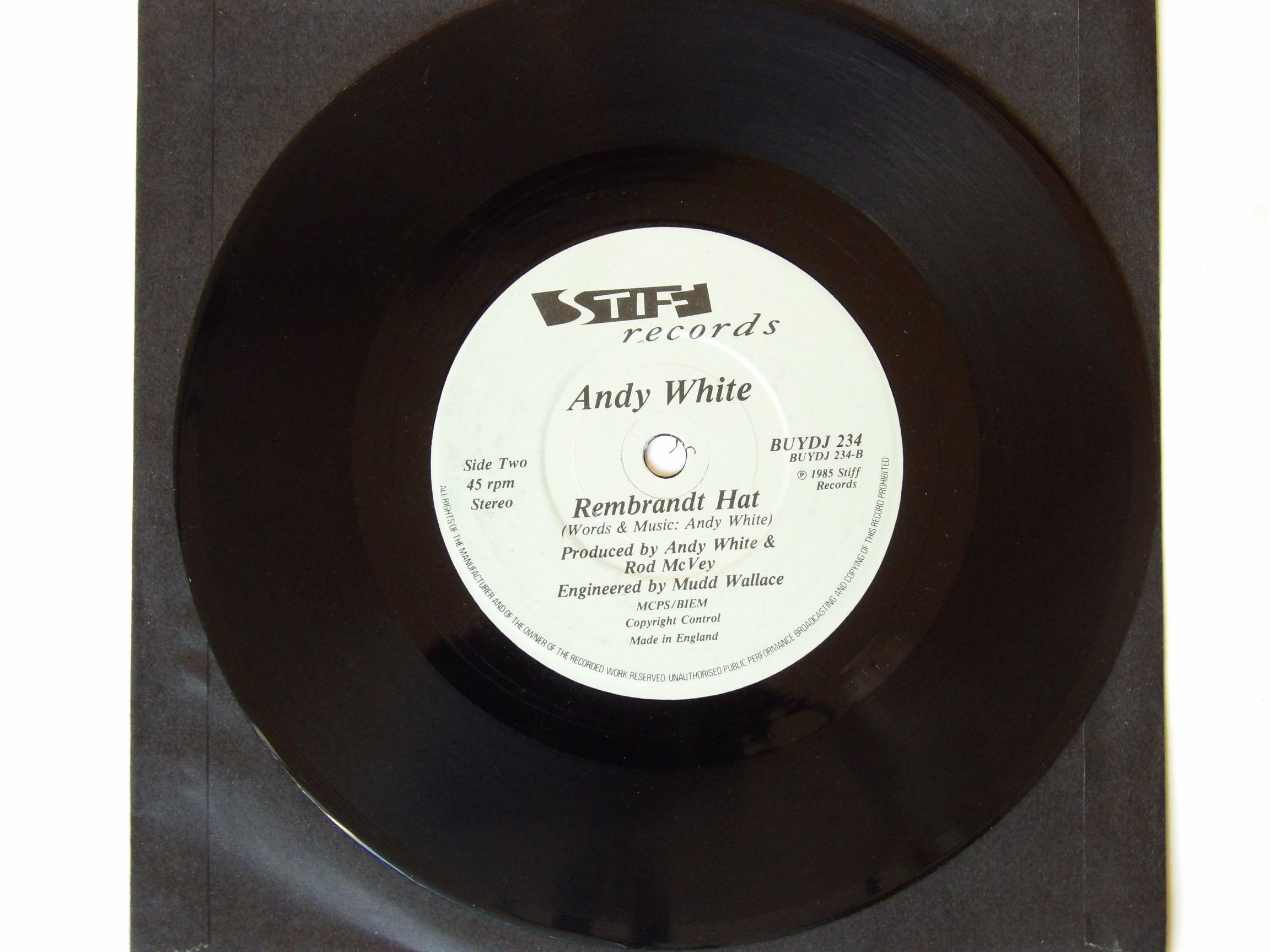 Andy White: Religious Persuasion MINT UNPLAYED PROMO 7" - Image 2