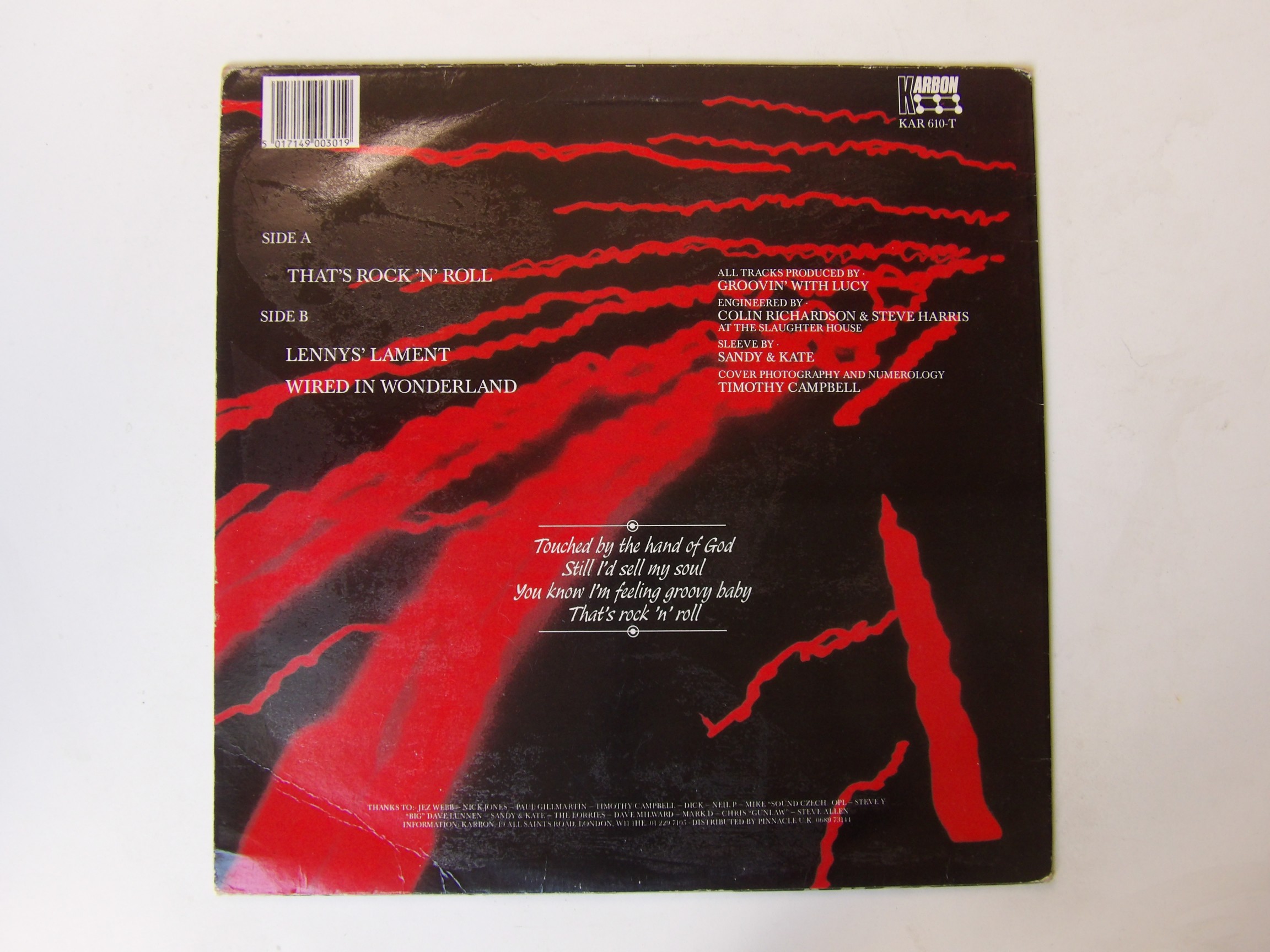 Groovin' With Lucy: That's Rock'n'Roll UK 1988 12" - Image 4