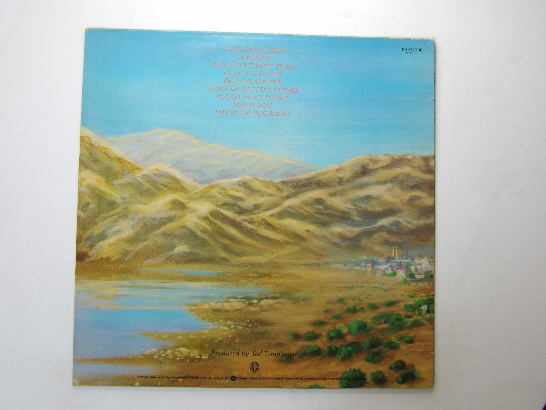 Little Feat: Time Loves A Hero 1980s reissue UK EX LP - Image 4