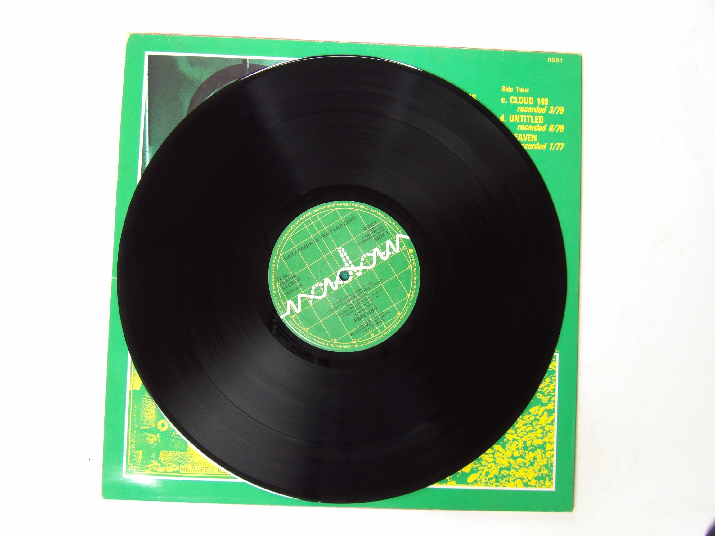 Pere Ubu: Datapanik In The Year Zero First Press UK A2/B1 12" - Image 3