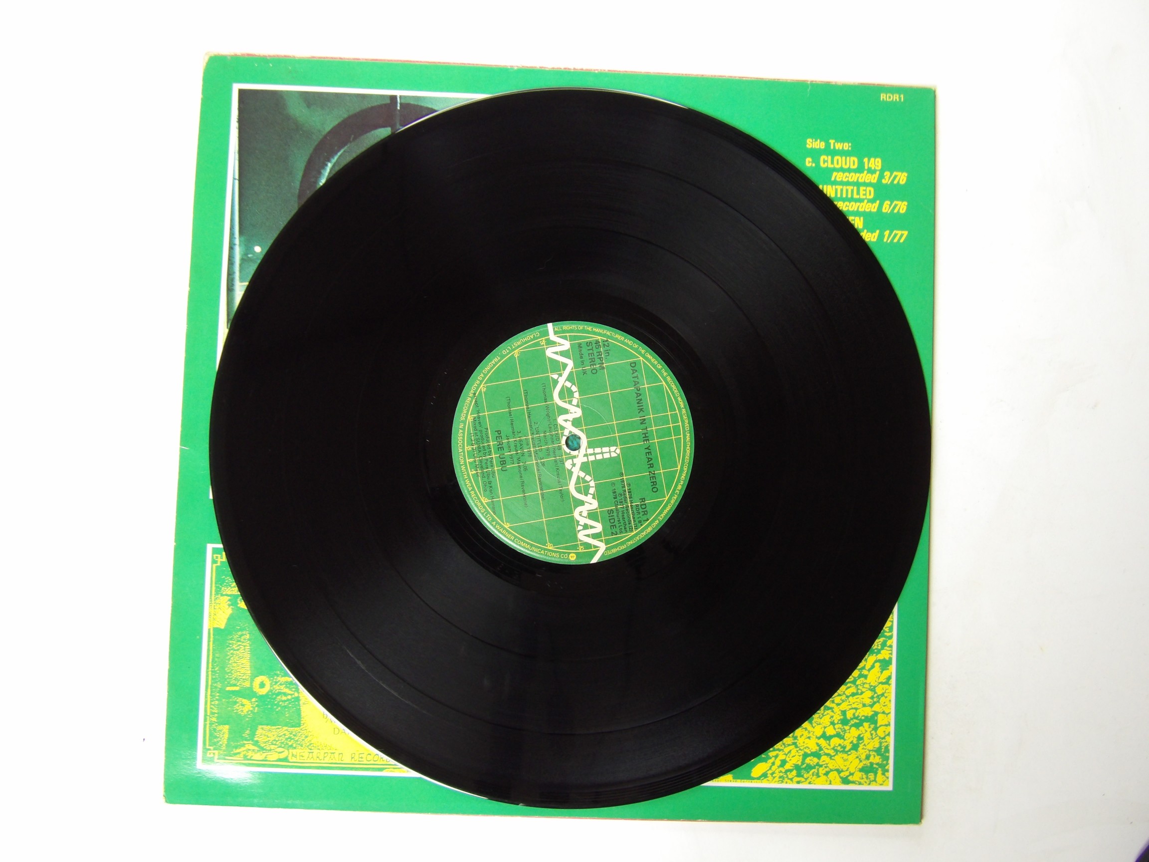 Pere Ubu: Datapanik In The Year Zero First Press UK A2/B1 12" - Image 2
