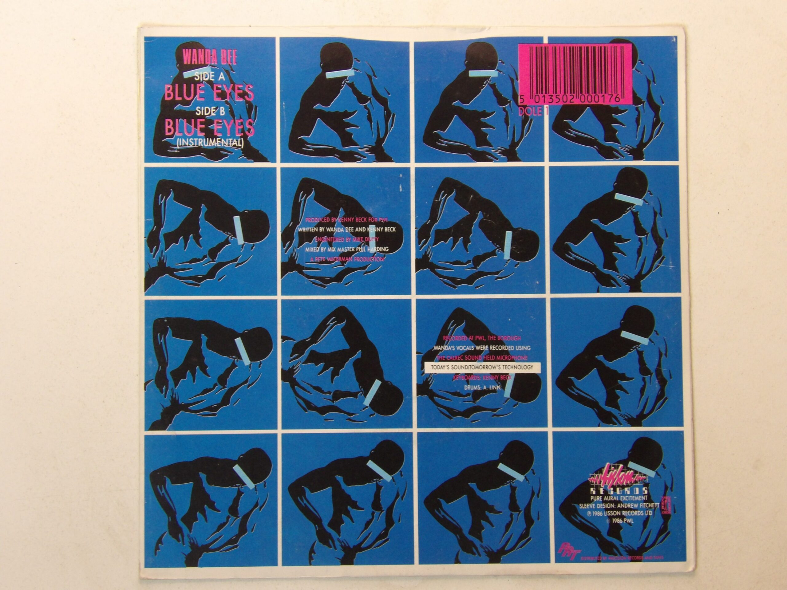 Wanda Dee: Blue Eyes 1986 Near Mint UK 7" - Image 4