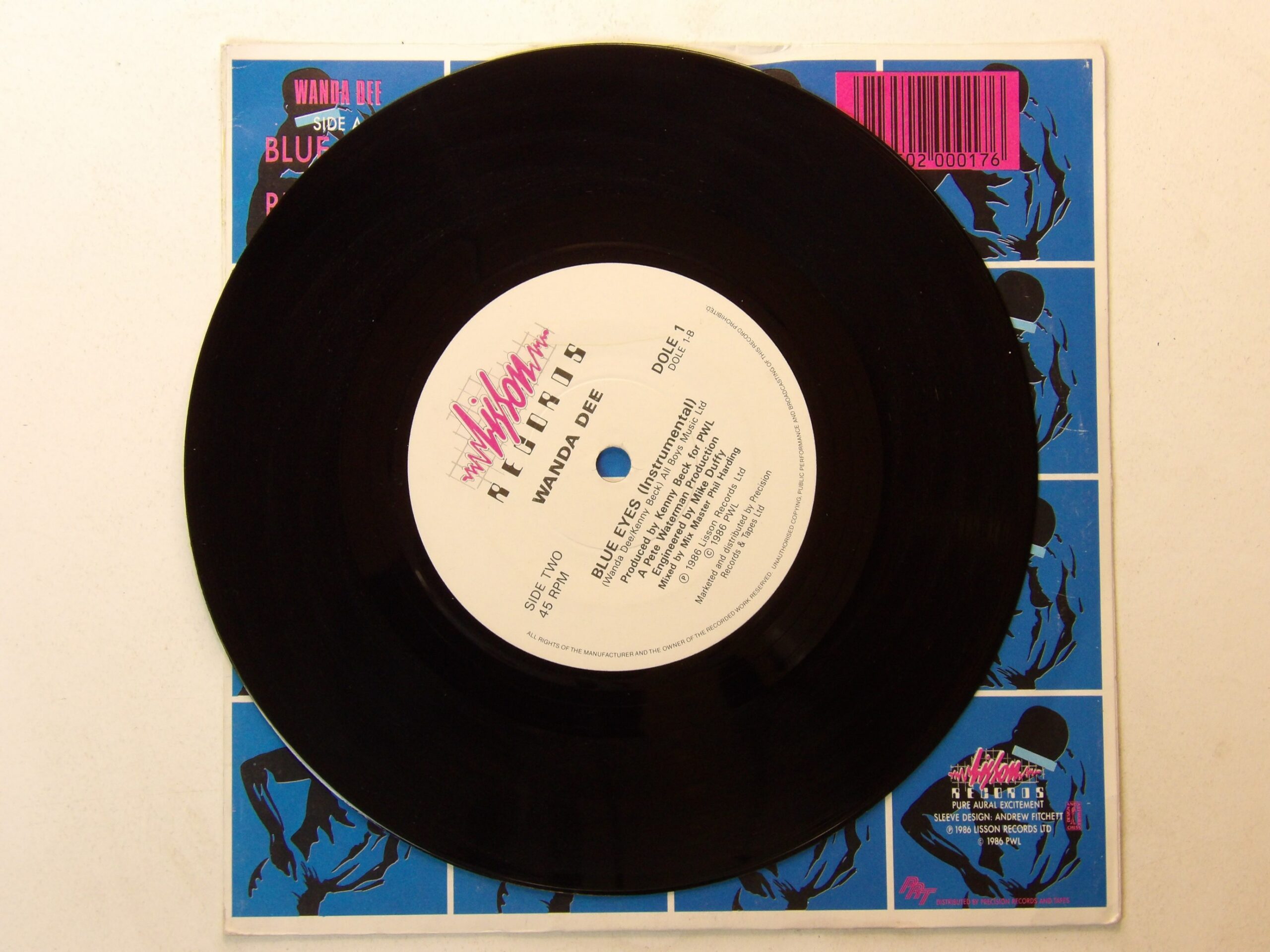 Wanda Dee: Blue Eyes 1986 Near Mint UK 7" - Image 3