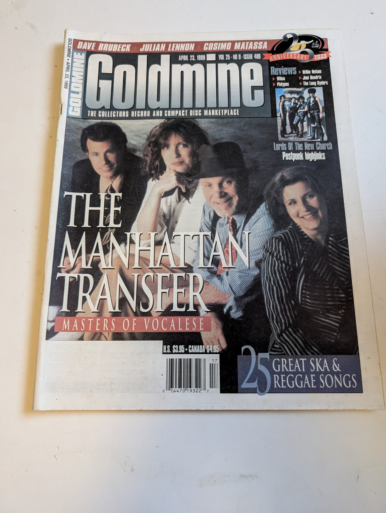 Goldmine: #489 April 1999 Manhattan transfer / Lords of the New Church