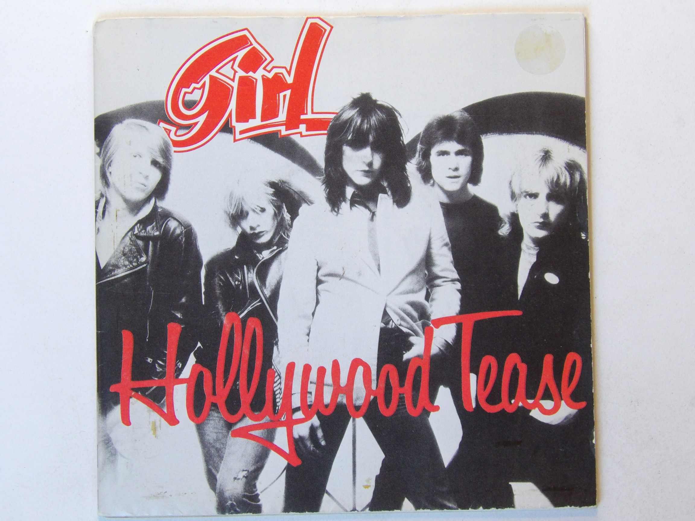 Girl: Hollywood Tease 1980 Poster Sleeve 7" + Insert