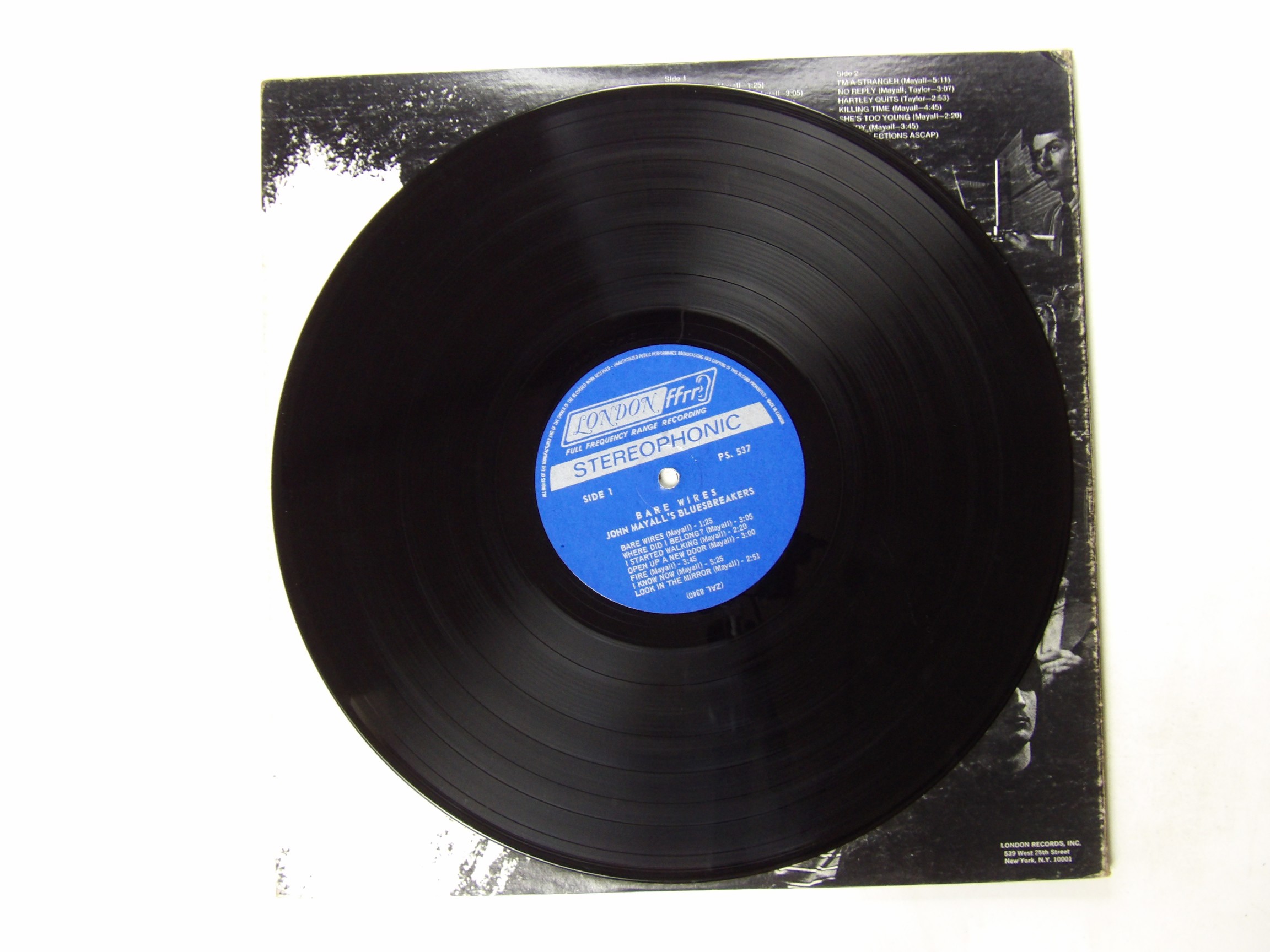 John Mayall's Bluesbreakers: Bare Wires 1968 Canadian Stereo LP - Image 3