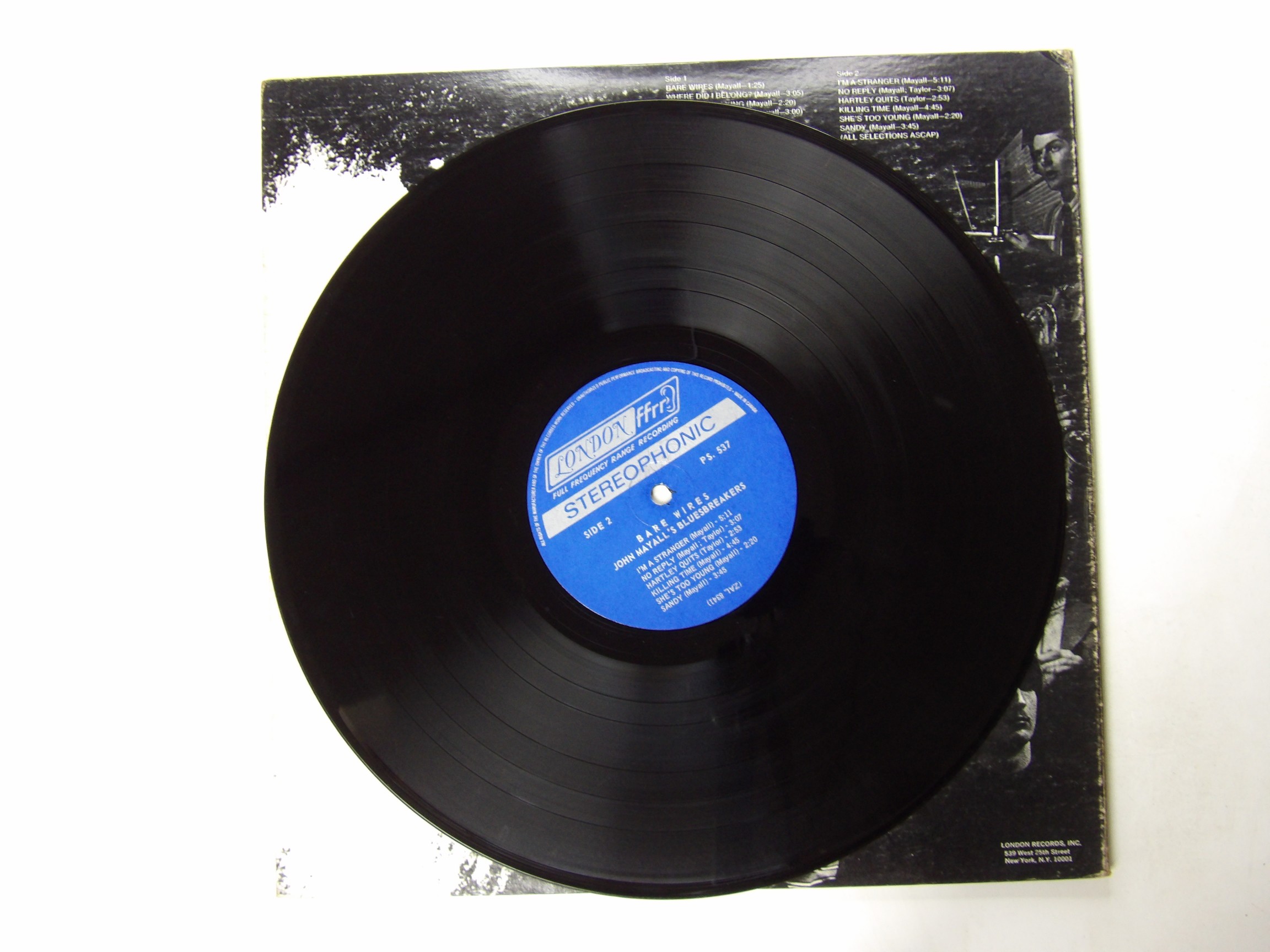 John Mayall's Bluesbreakers: Bare Wires 1968 Canadian Stereo LP - Image 2
