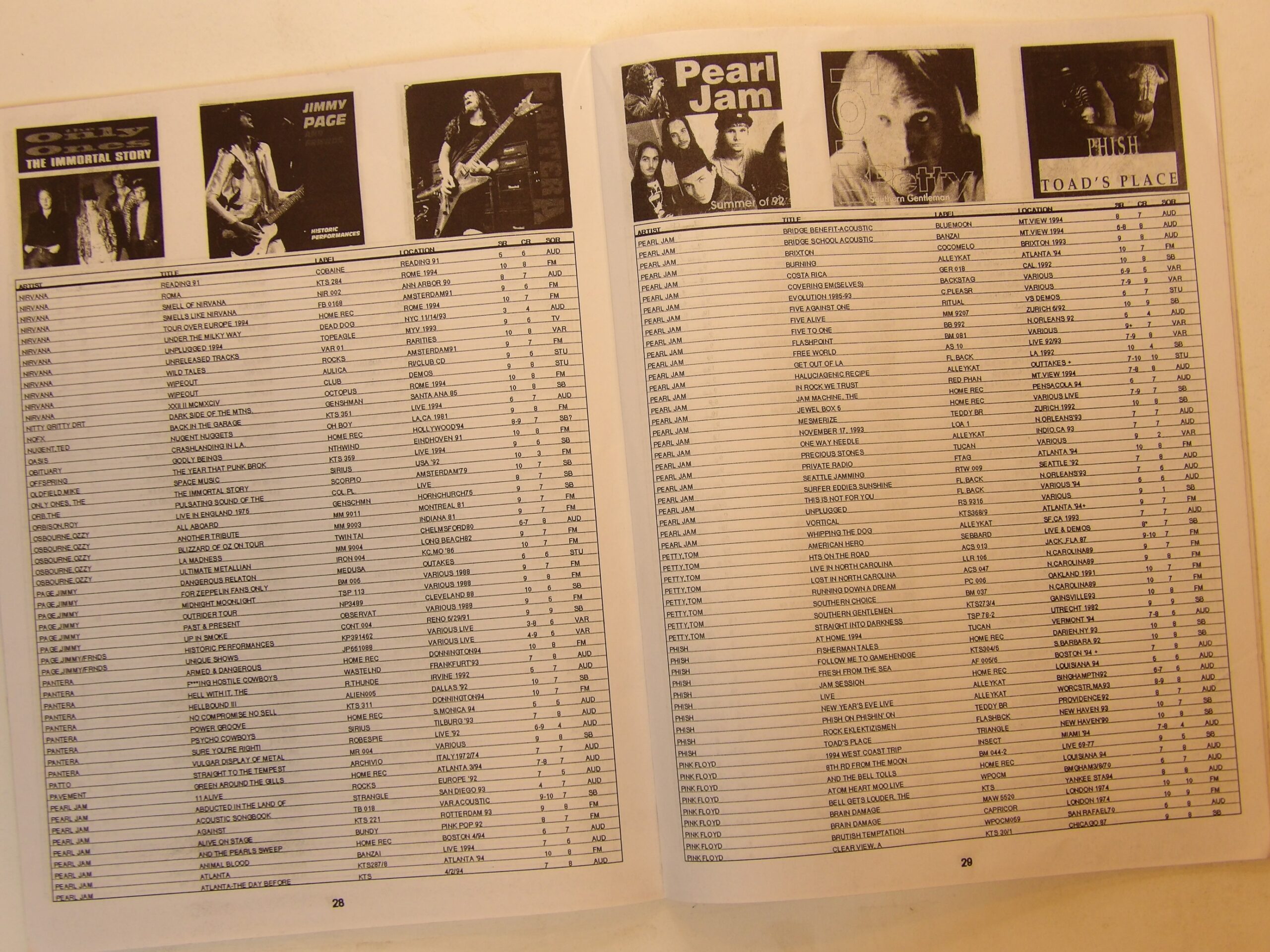 Music Review Live: Masterfile Bootleg CDs Info & Ratings - Image 3
