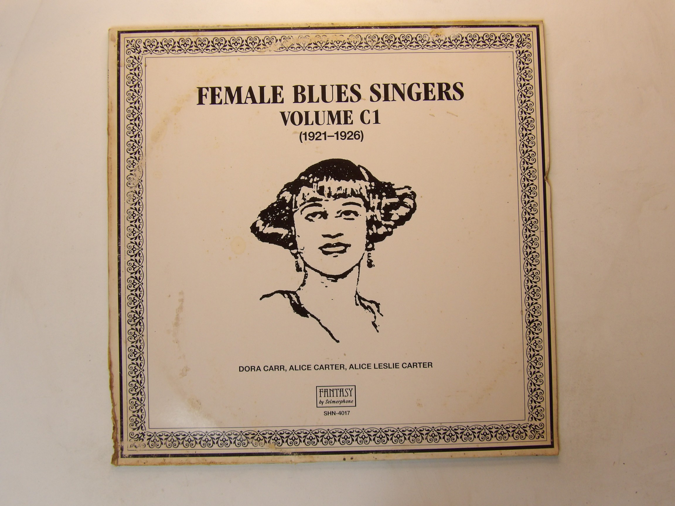 Various: Female Blues Singers C1 1921-26 EX+ Mono LP Fantasy Austria