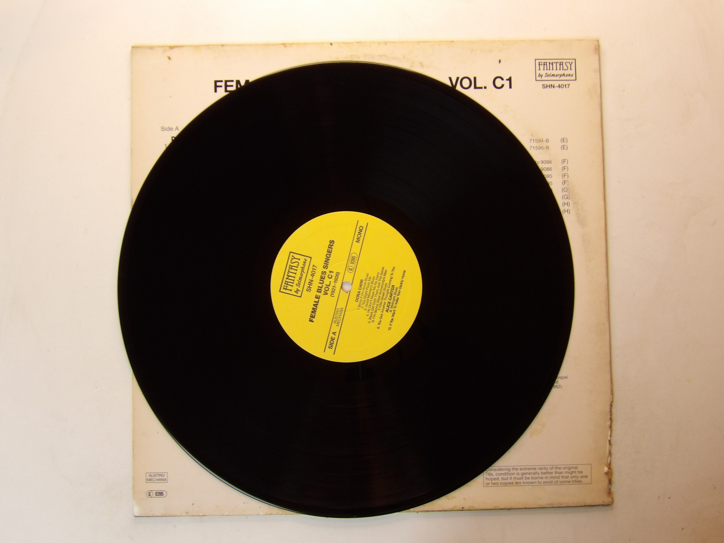 Various: Female Blues Singers C1 1921-26 EX+ Mono LP Fantasy Austria - Image 2