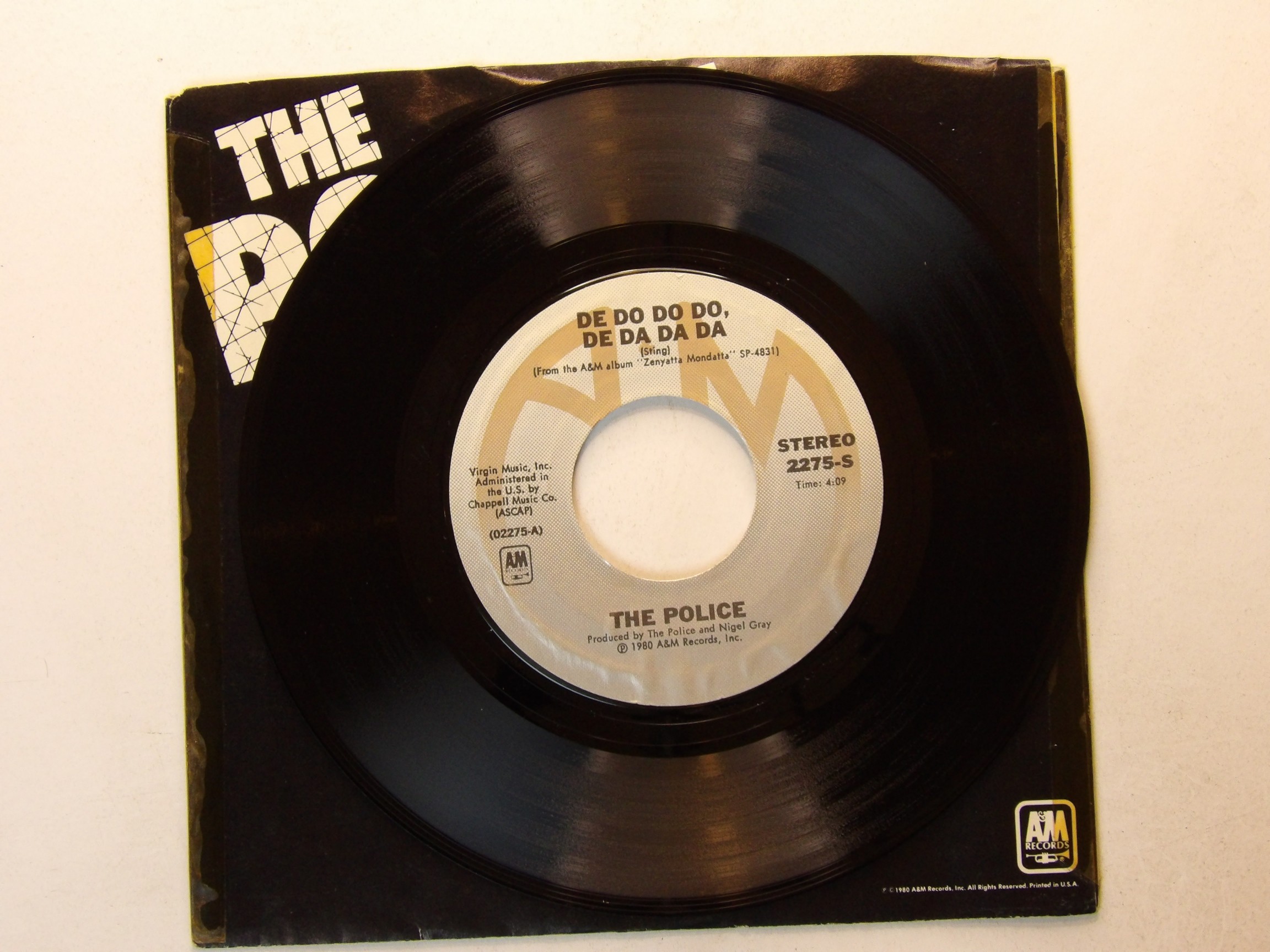 The Police: De Do Do Do De Da Da Da 1980 U.S 7″ - Image 4