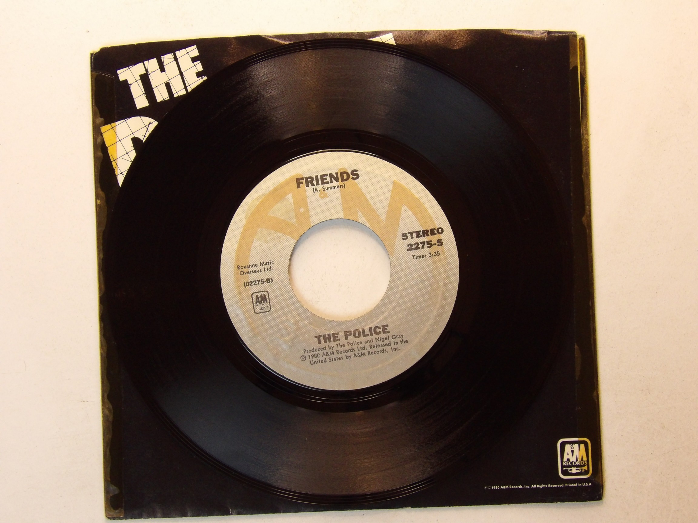 The Police: De Do Do Do De Da Da Da 1980 U.S 7″ - Image 3