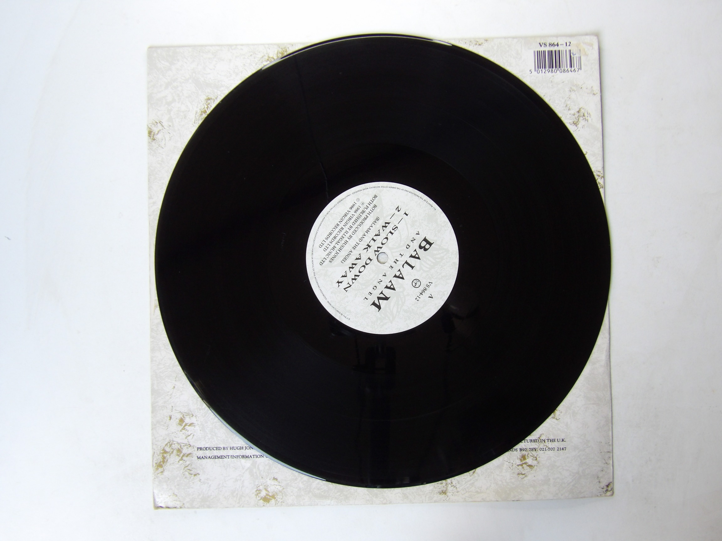Balaam & the Angel: Slow Down 1986 EX+ 12" - Image 3