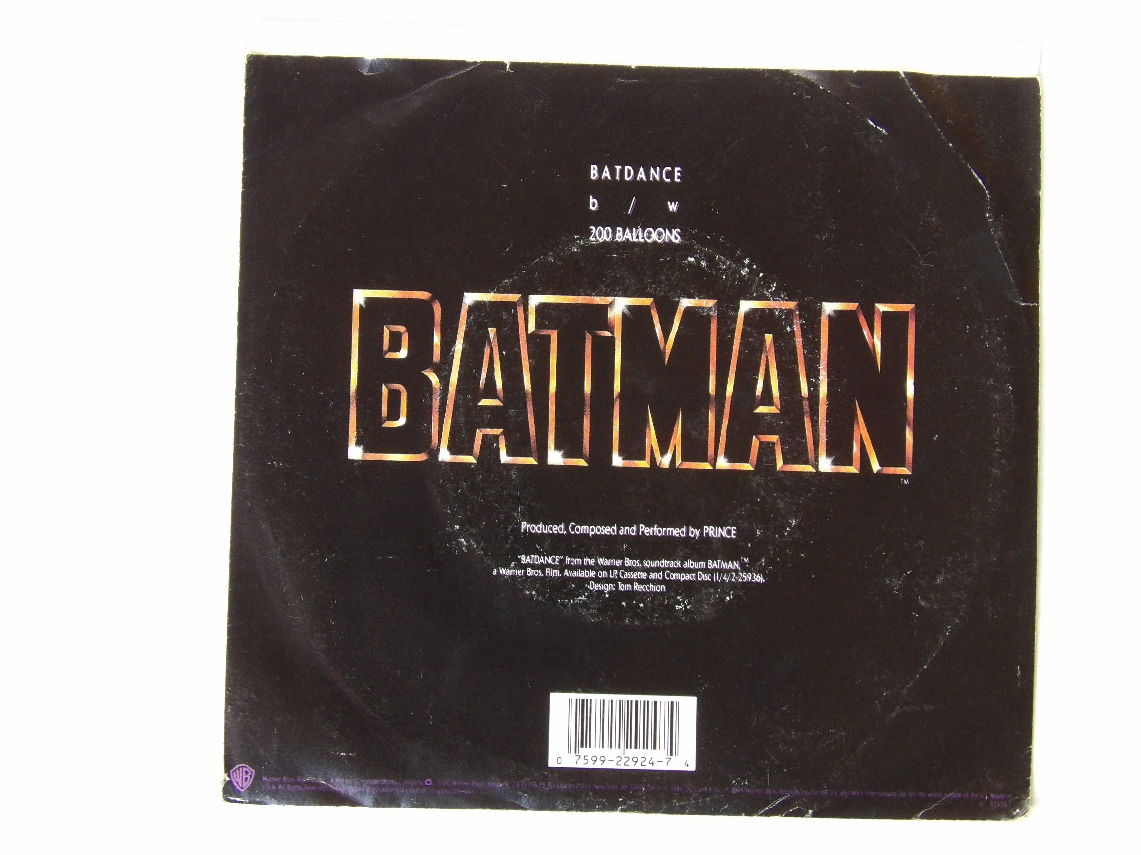 Prince: Batdance 1989 EX+ U.S 7" - Image 4
