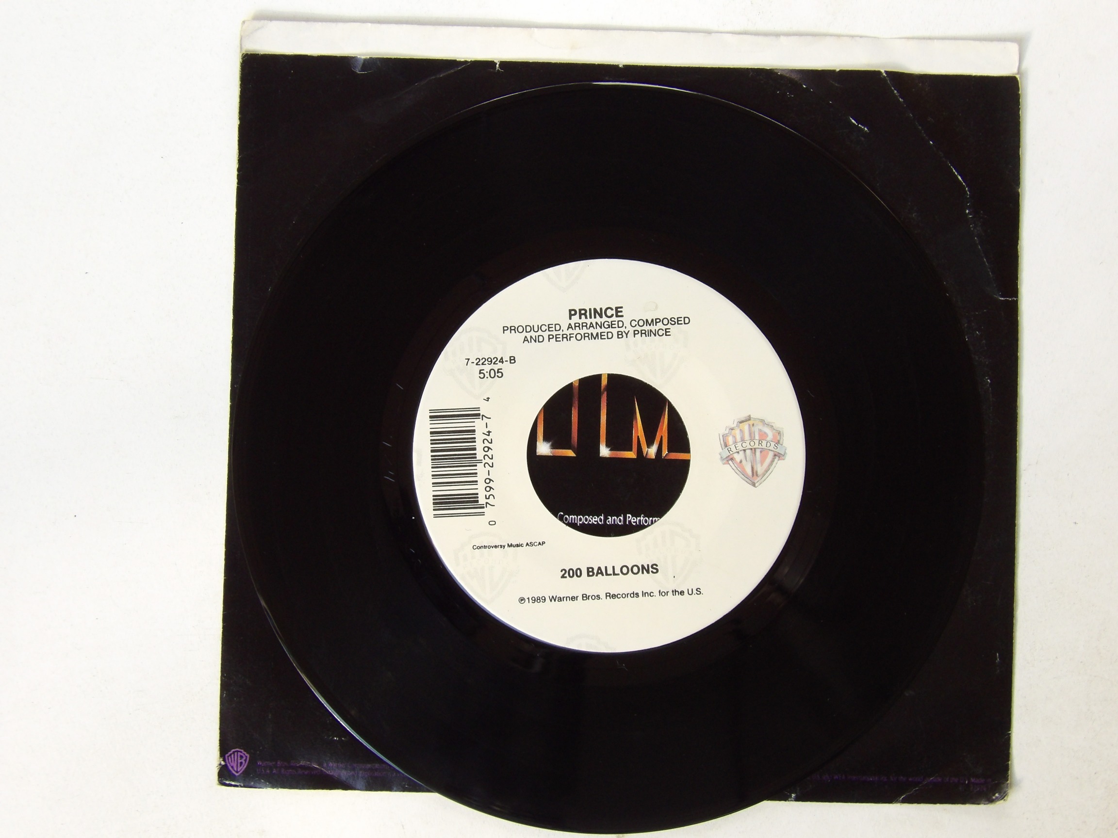 Prince: Batdance 1989 EX+ U.S 7" - Image 3