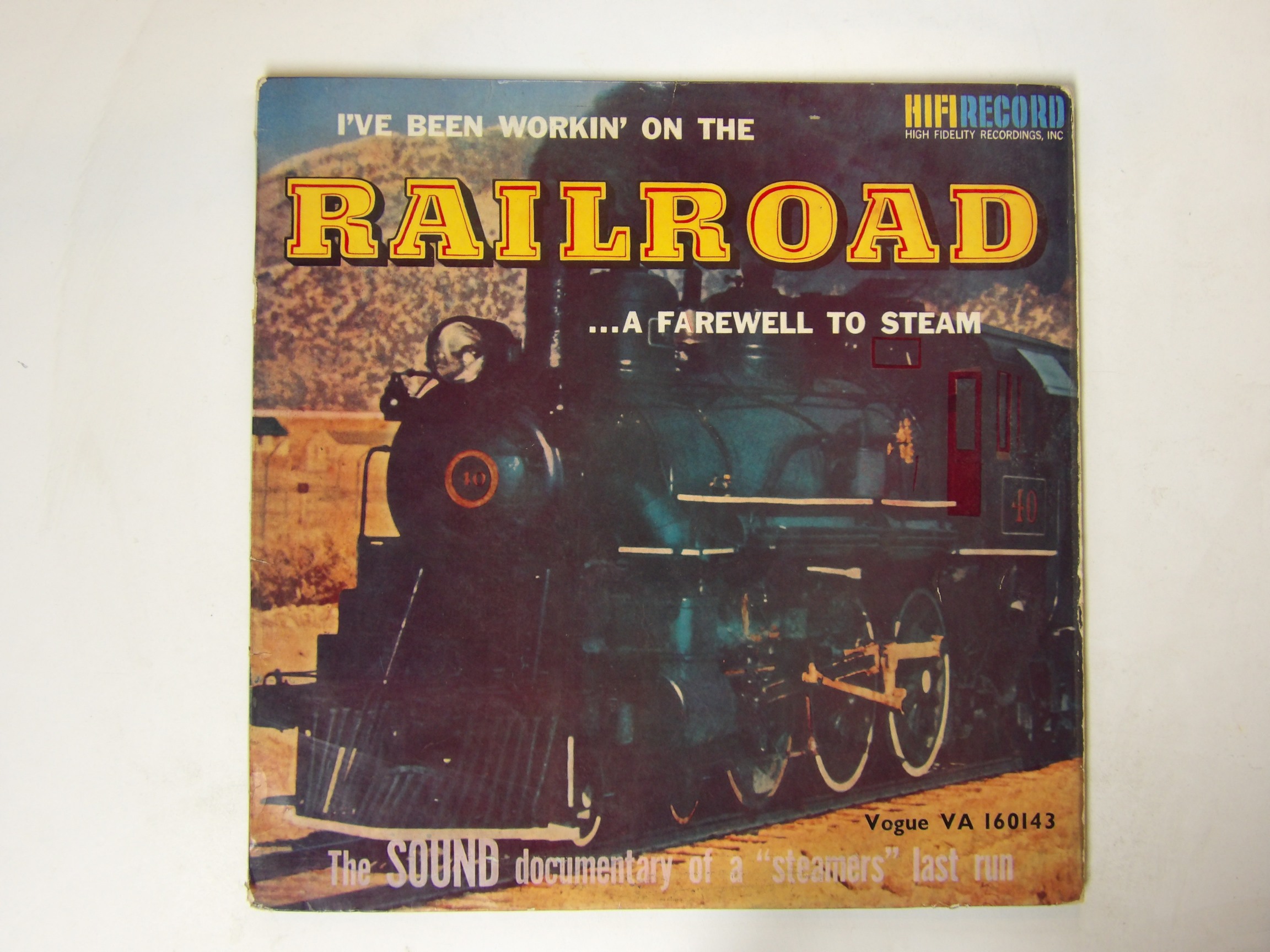 Steam Trains: Railroad - A Farewell To Steam 1959 UK LP