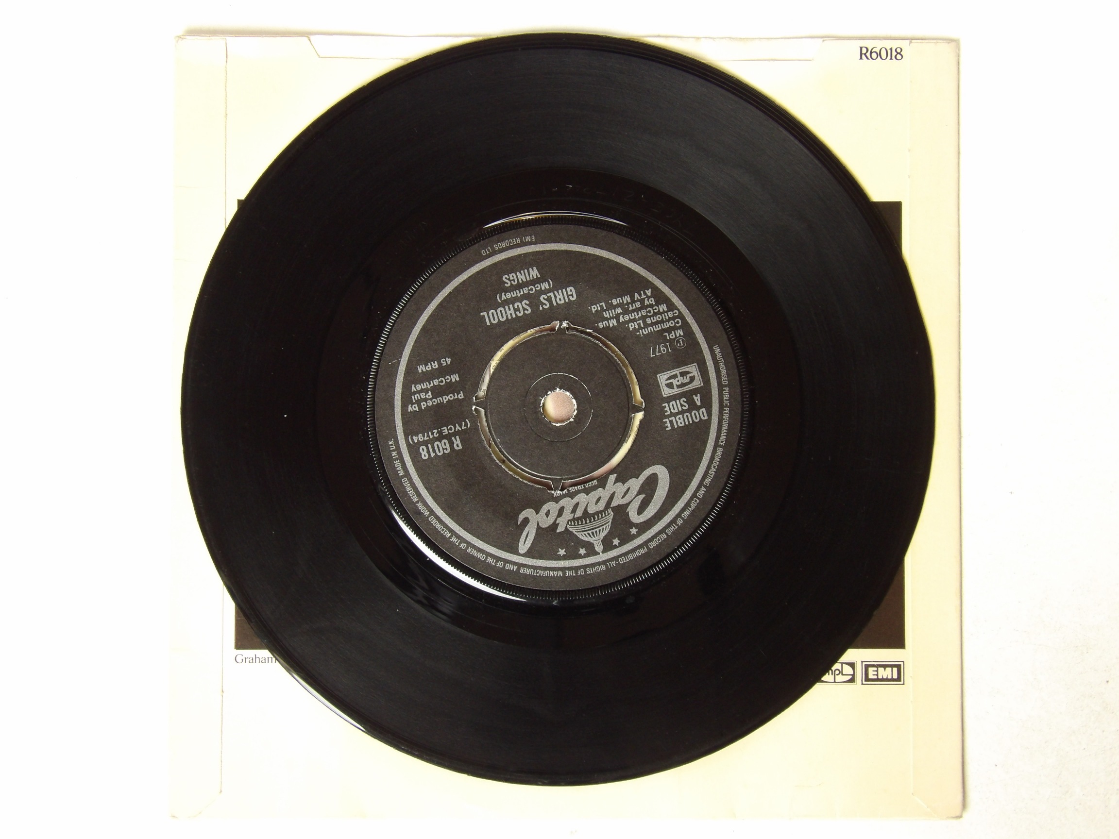 Wings: Mull of Kintyre UK 1977 VG+ 7" - Image 3