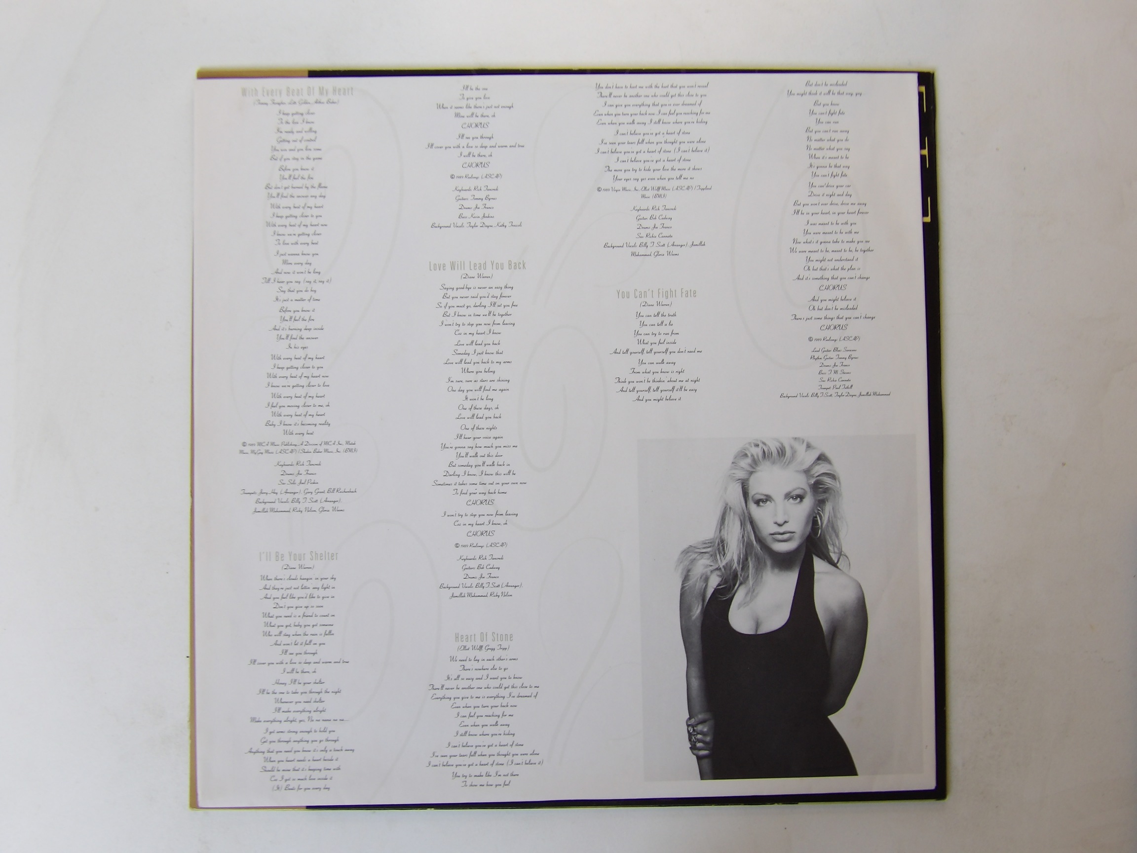 Taylor Dayne: Can't Fight Fate 1989 European EX LP - Image 5