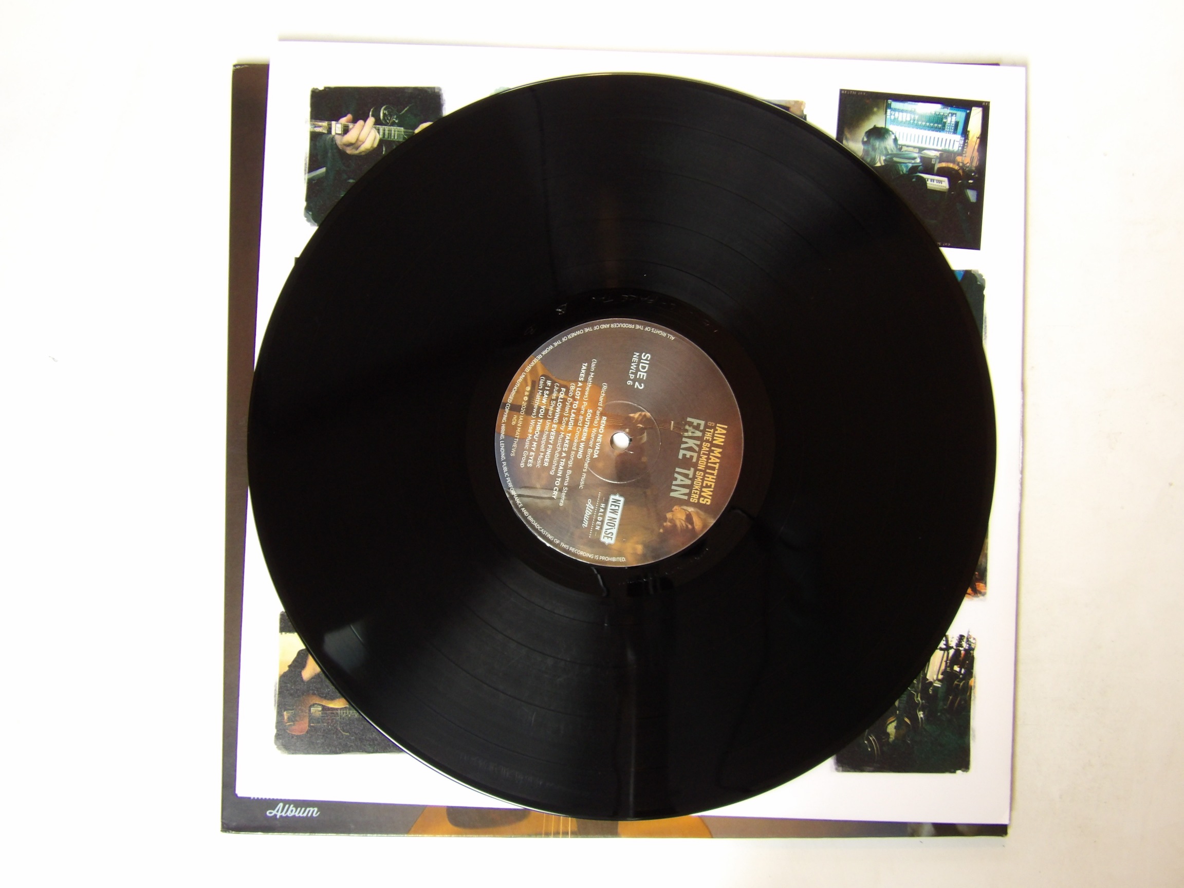 Iain Matthews & The Salmon Smokers: Fake Tan NEAR MINT 2020 LP - Image 2