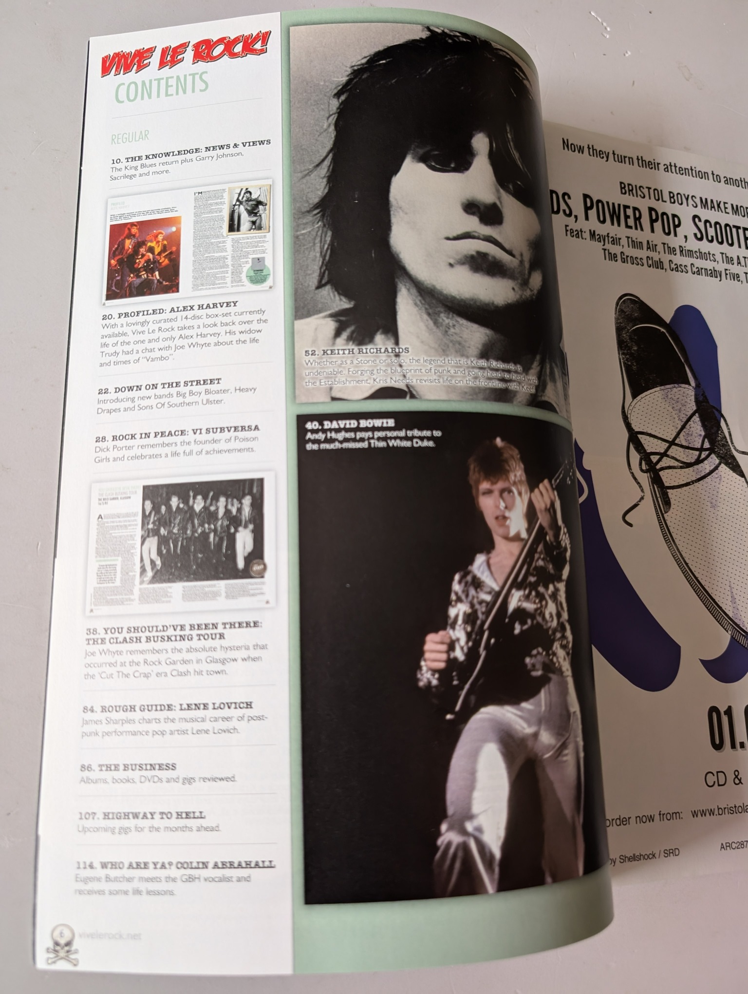 Vive Le Rock: #34 2016 Keith Richards Bowie Iggy Pop Angelic Upstarts - Image 3