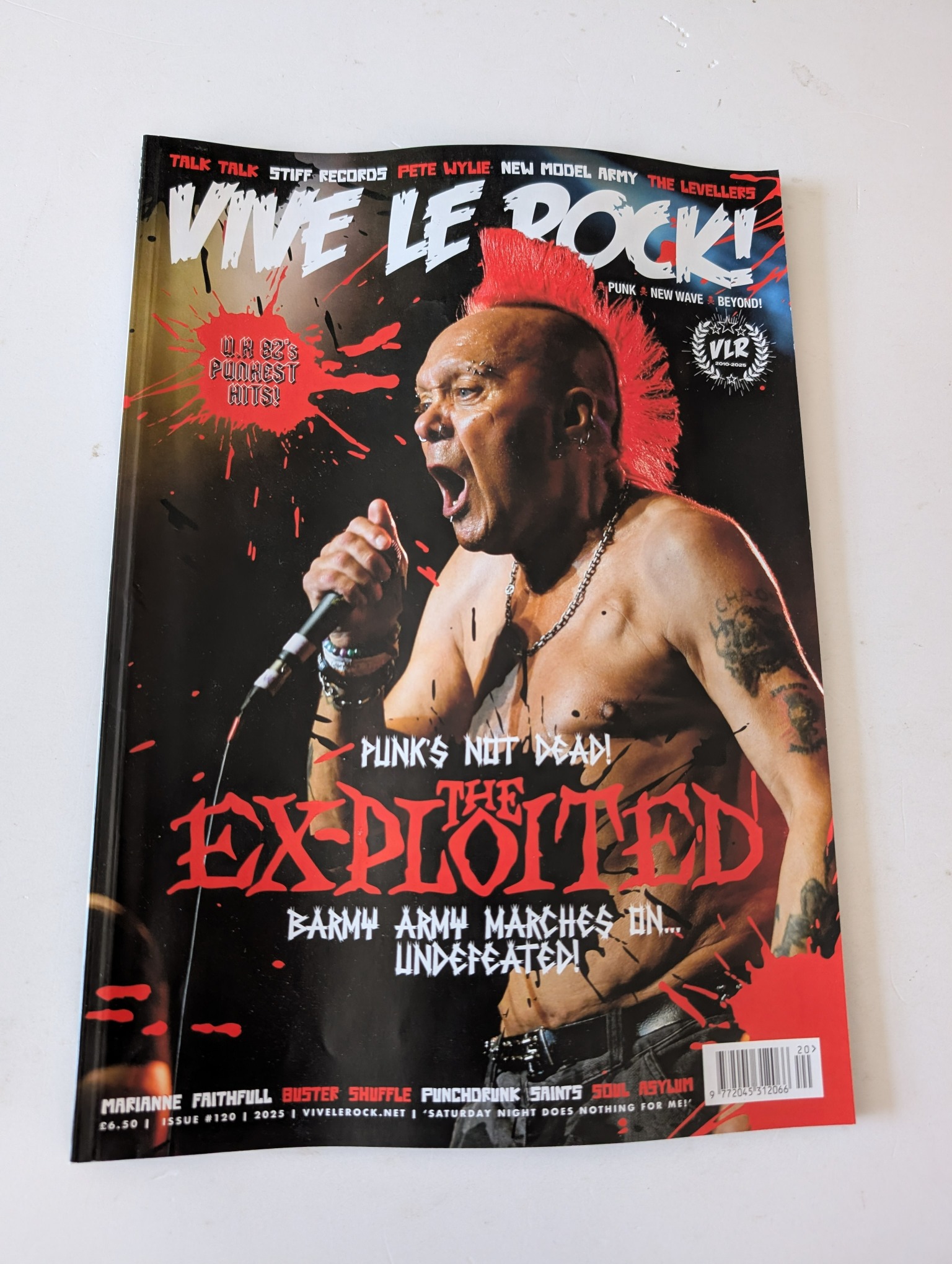 Vive Le Rock: #120 2025 Exploited Stiff Records Talk Talk UK82 Wah