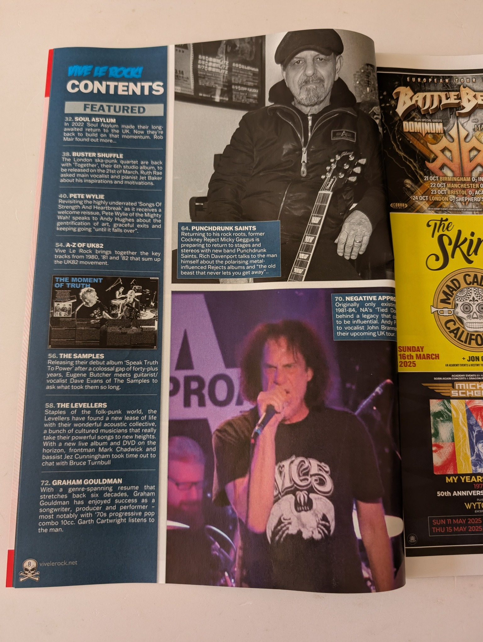 Vive Le Rock: #120 2025 Exploited Stiff Records Talk Talk UK82 Wah - Image 2