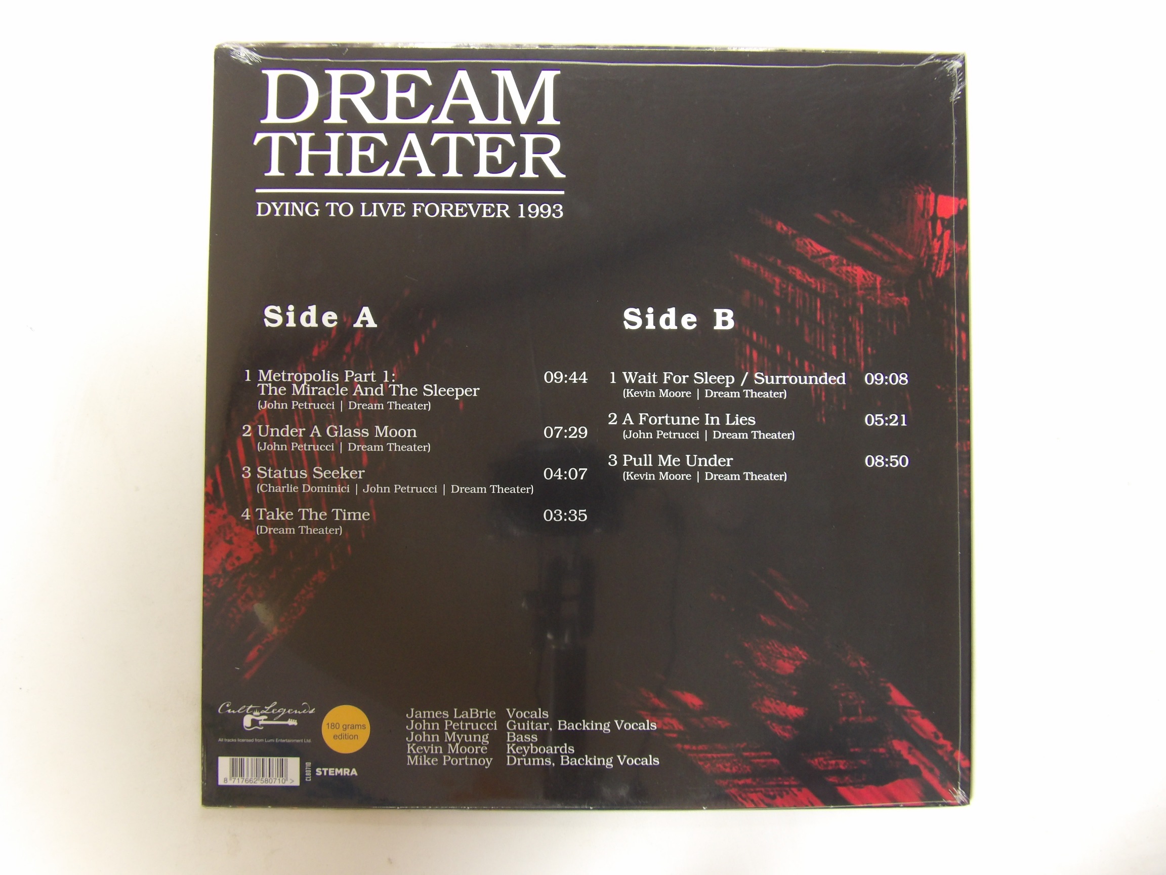 Dream Theater: Dying to Live Forever 1993 LP NEW SEALED - Image 2
