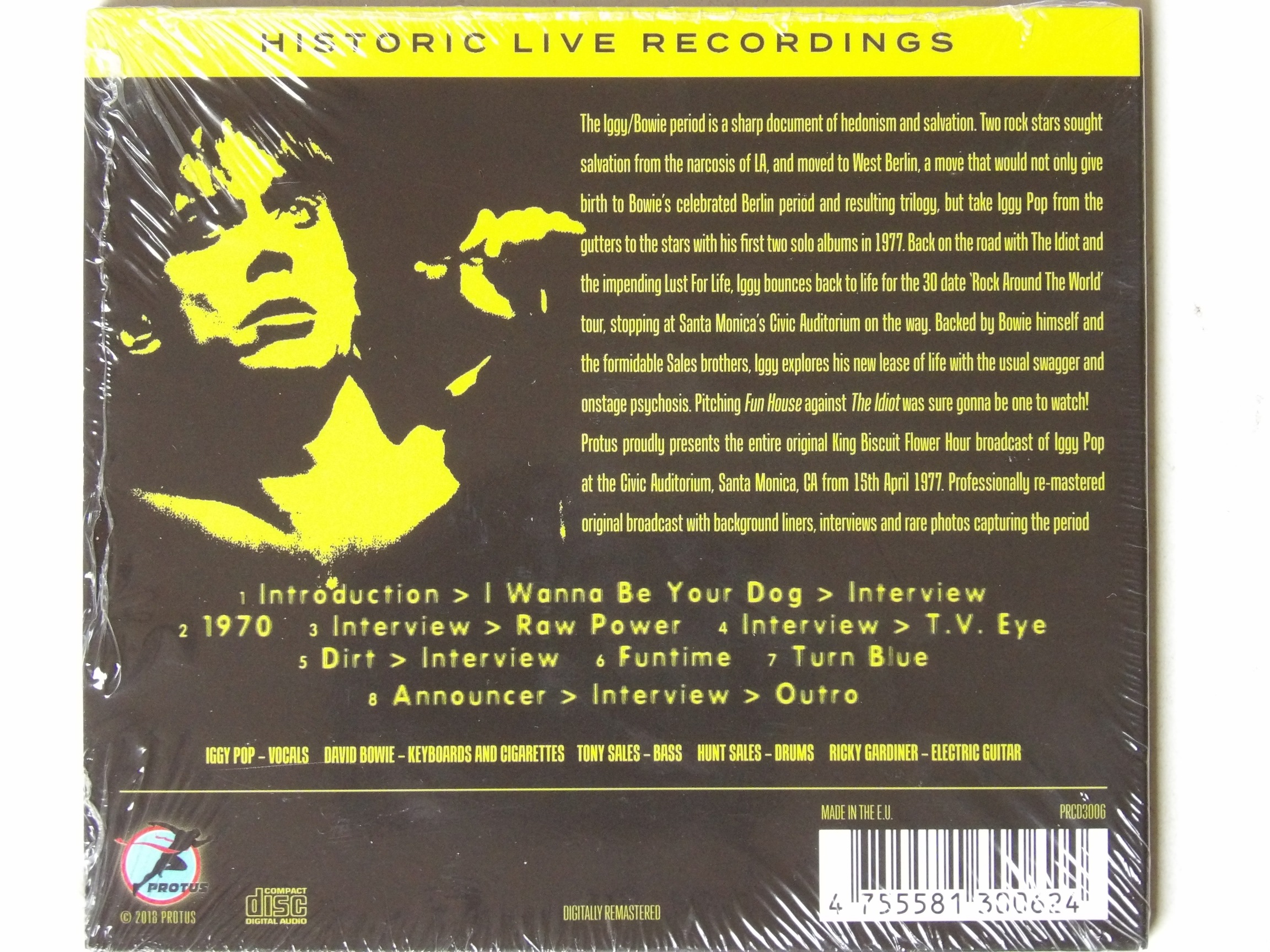 Iggy Pop (& David Bowie): Santa Monica '77 NEW SEALED 2018 CD - Image 2