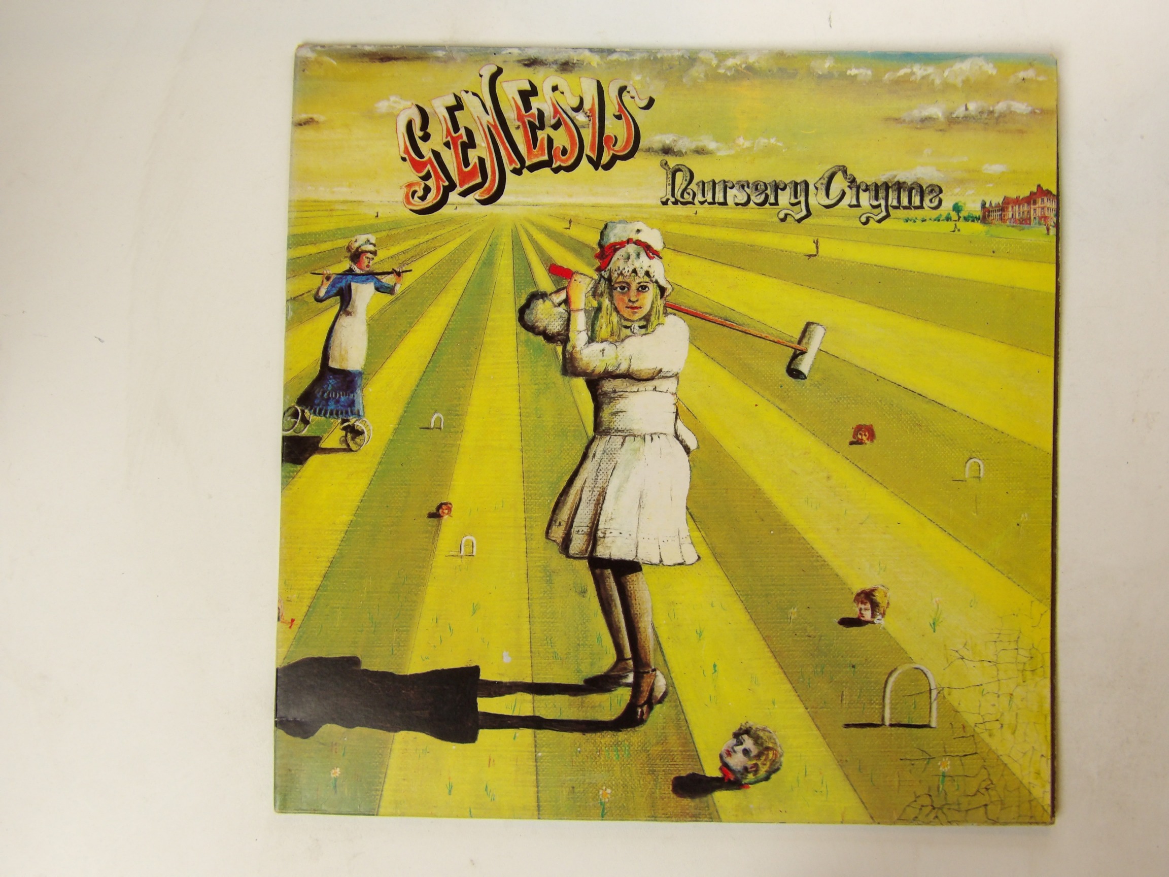 Genesis: Nursery Cryme UK A1U/B2U Pink Scroll LP - Image 3