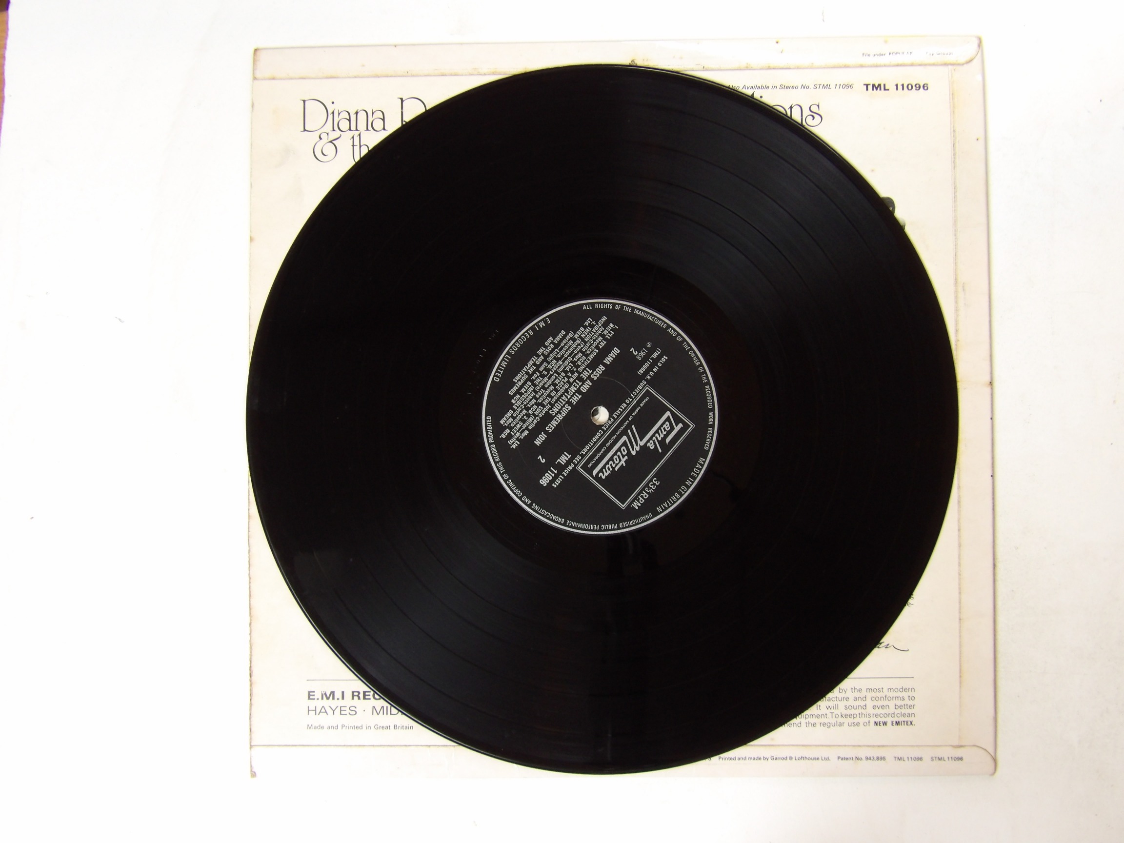 Diana Ross & The Supremes Join The Temptations: Same 1969 U.K LP - Image 2