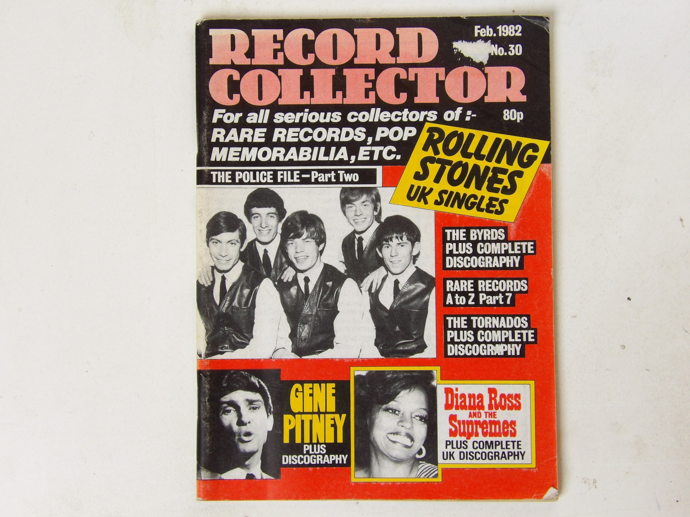 Record Collector Magazine: #30 Feb 1982, Rolling Stones / Police / Byrds