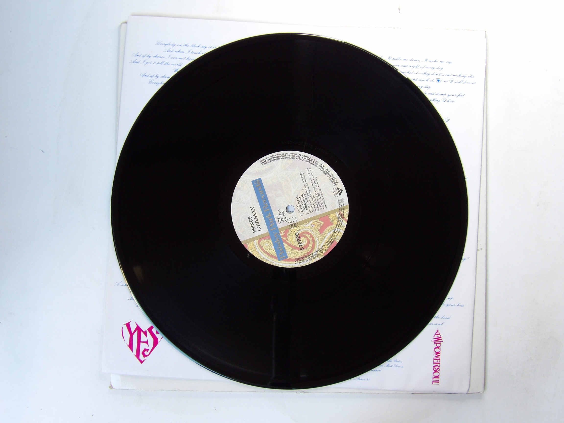 Prince: Lovesexy 1988 German LP - Image 2