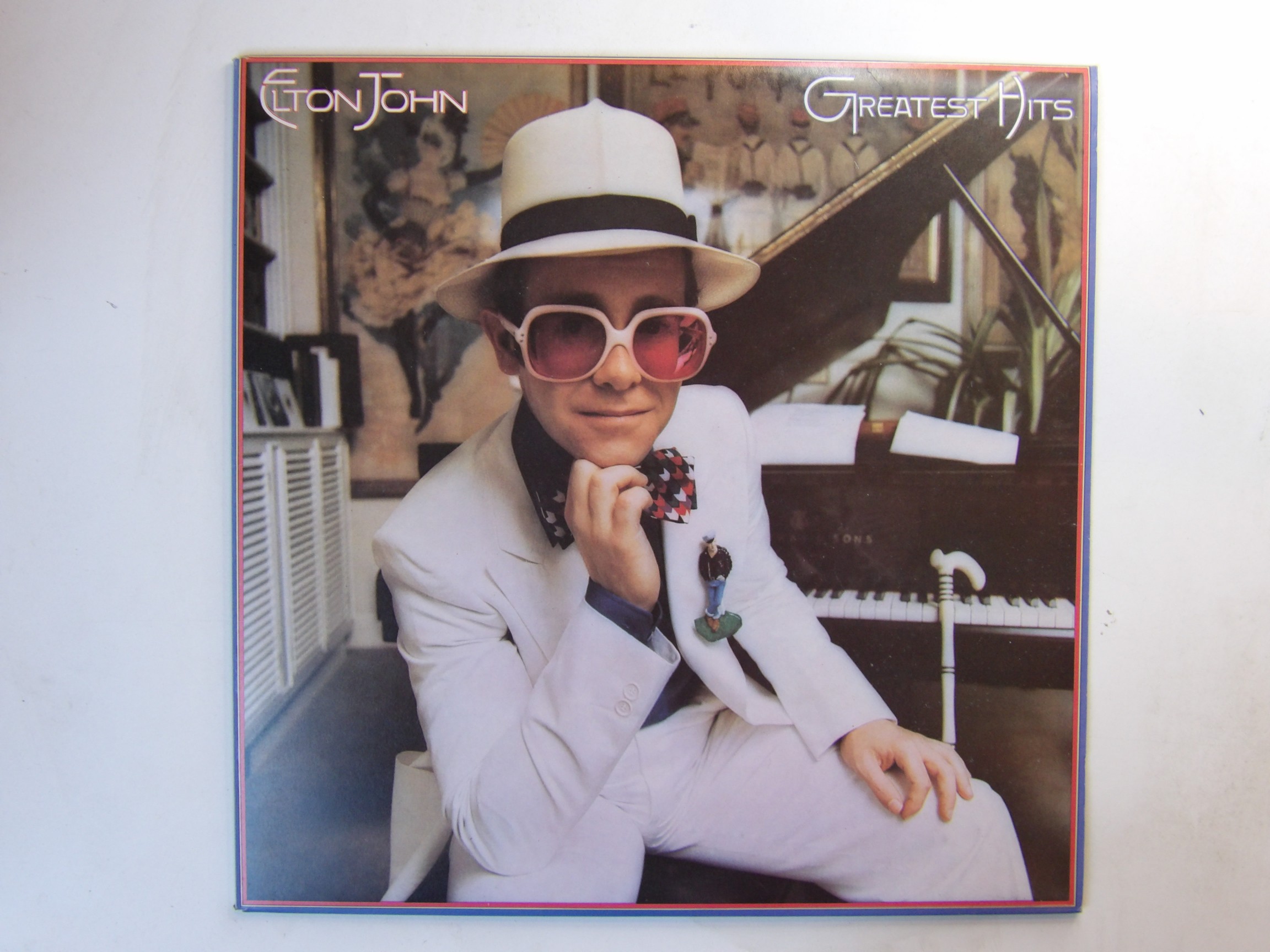 Elton John: Greatest Hits 1974 EX RED TRANSLUCENT LP