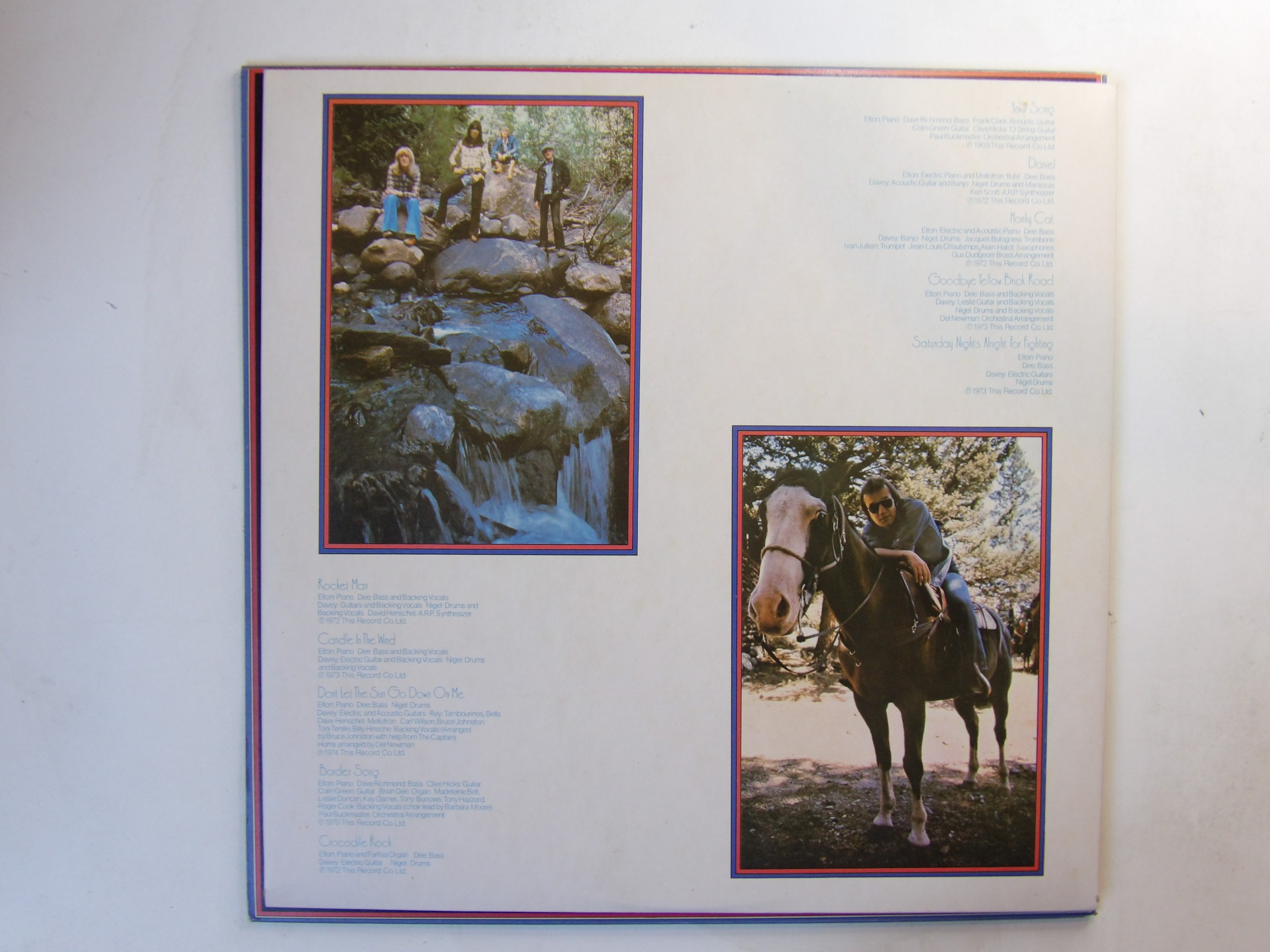 Elton John: Greatest Hits 1974 EX RED TRANSLUCENT LP - Image 5
