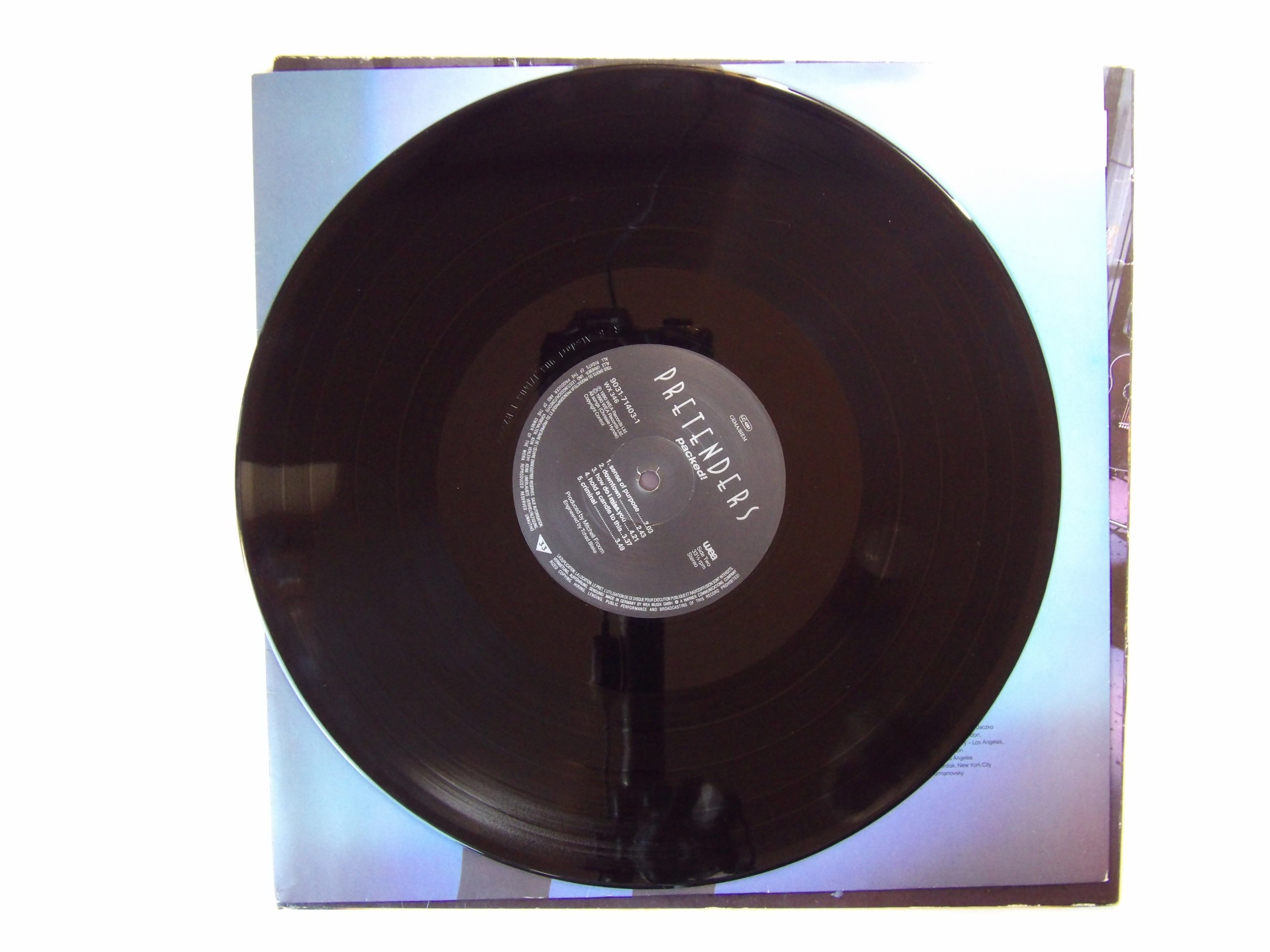 The Pretenders: Packed! 1990 EX+ First Press Alsdorf LP - Image 2
