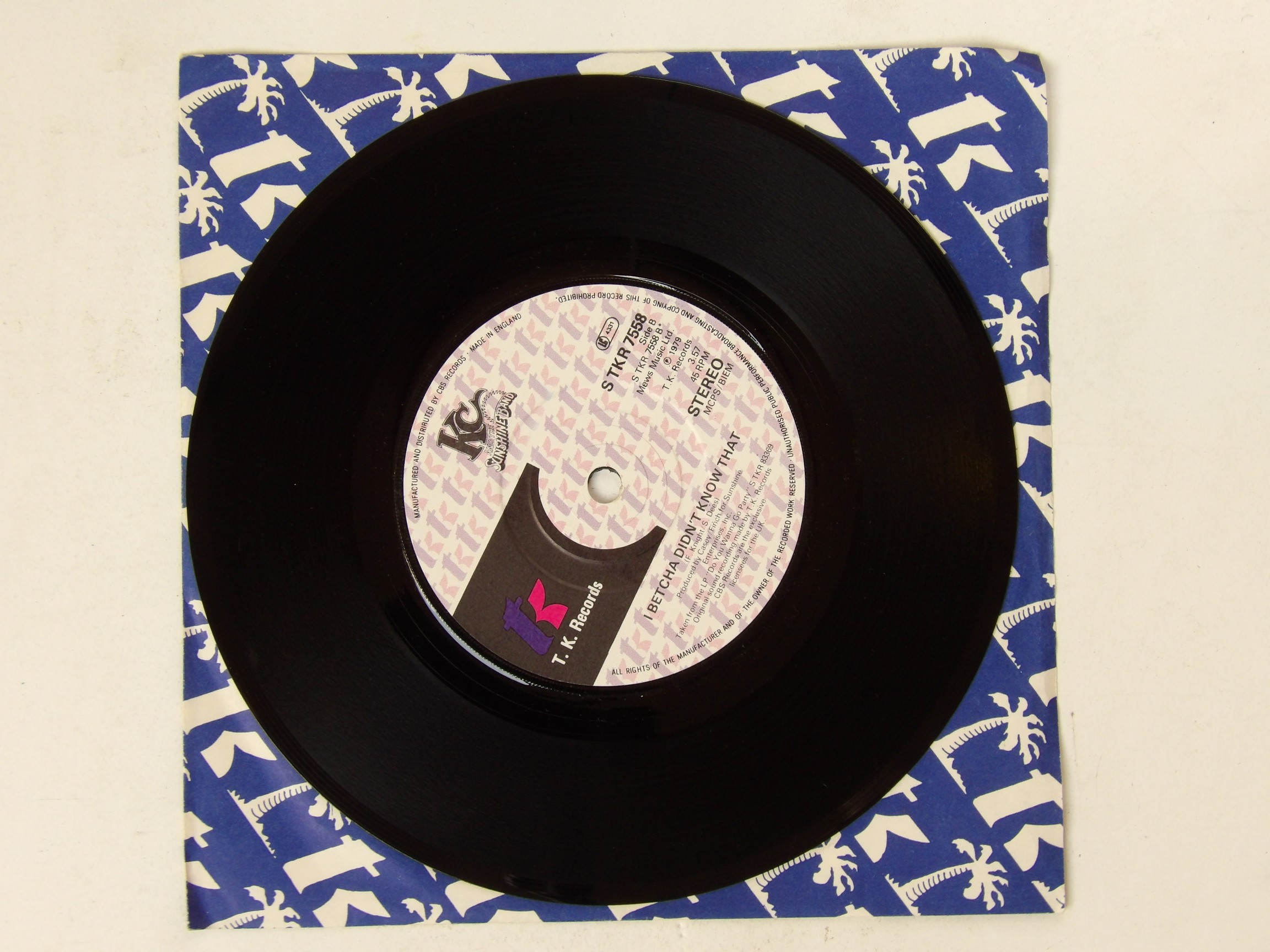 KC & the Sunshine Band: Please Don't Go 1979 EX 7" - Image 2
