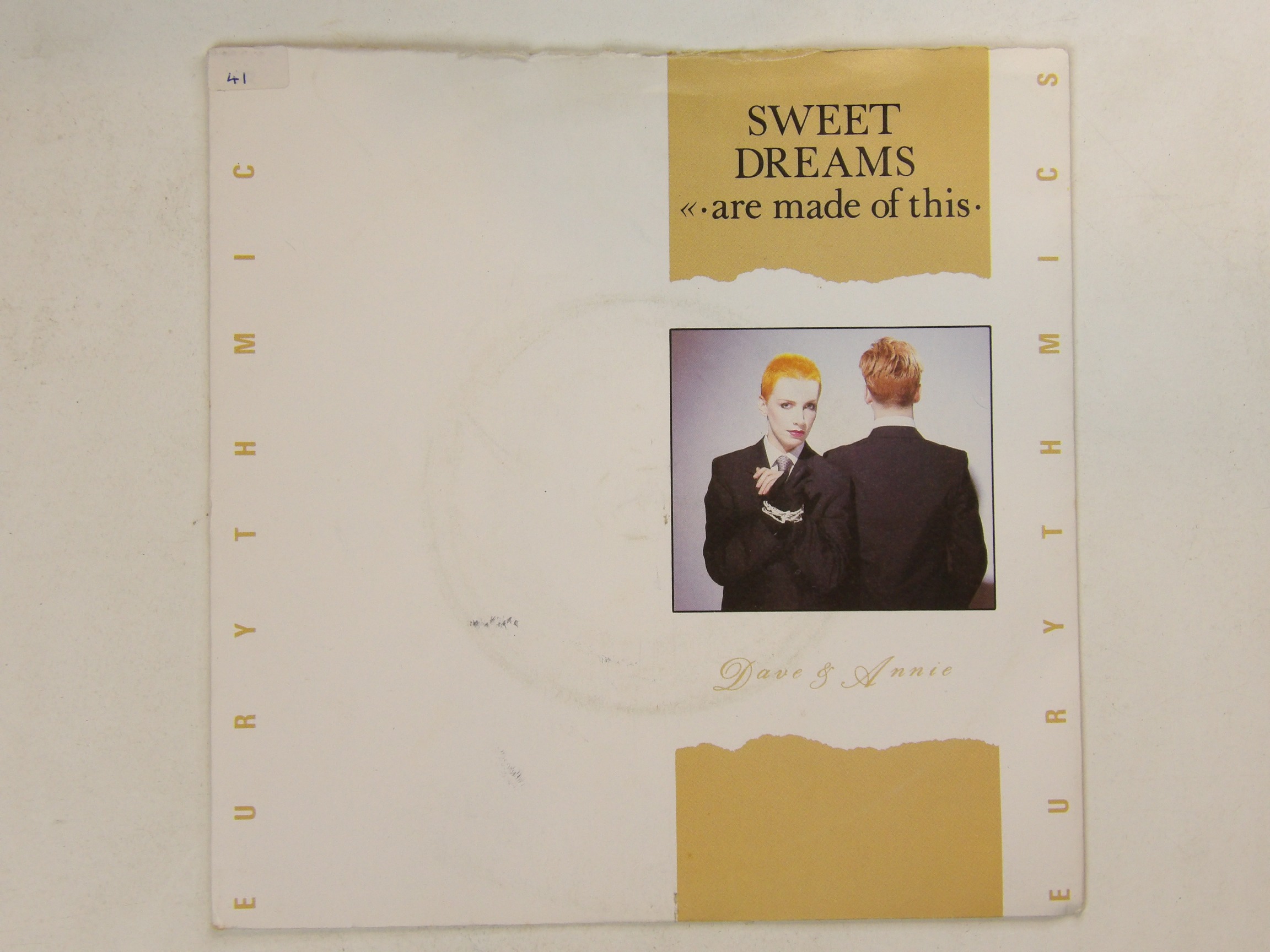 Eurythmics: 3 X EX+ 7″ (Sweet Dreams/Sexcrime/Who's that girl) - Image 6