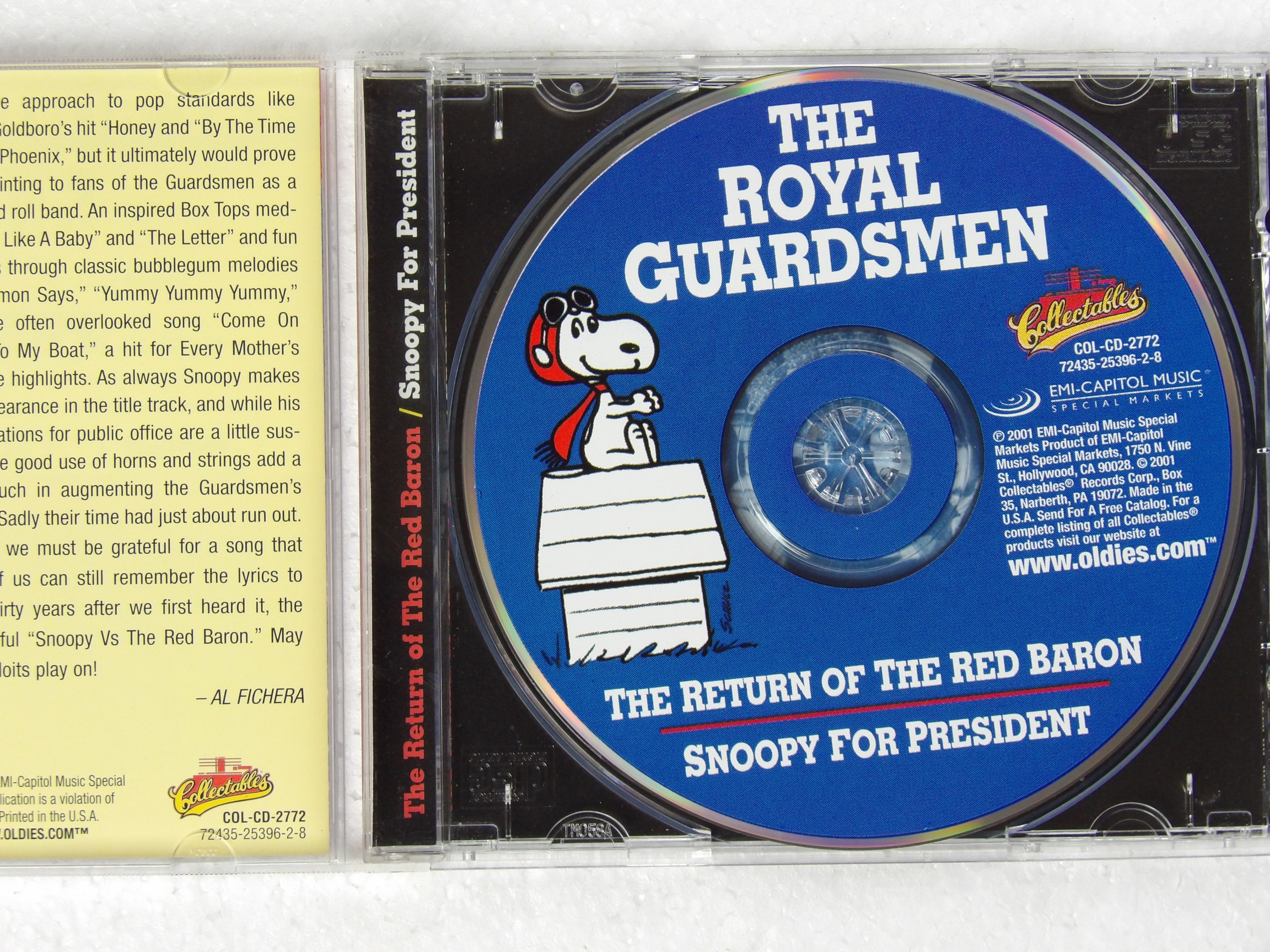 Royal Guardsmen: Snoopy Vs. The Red Baron / Snoopy And His Friends NEW CD - Image 3