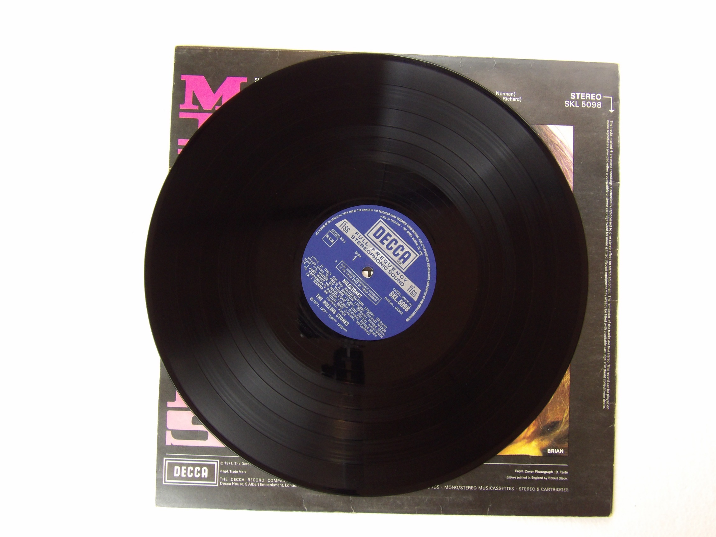 Rolling Stones: Milestones 1971 1W/1W First Pressing LP - Image 2