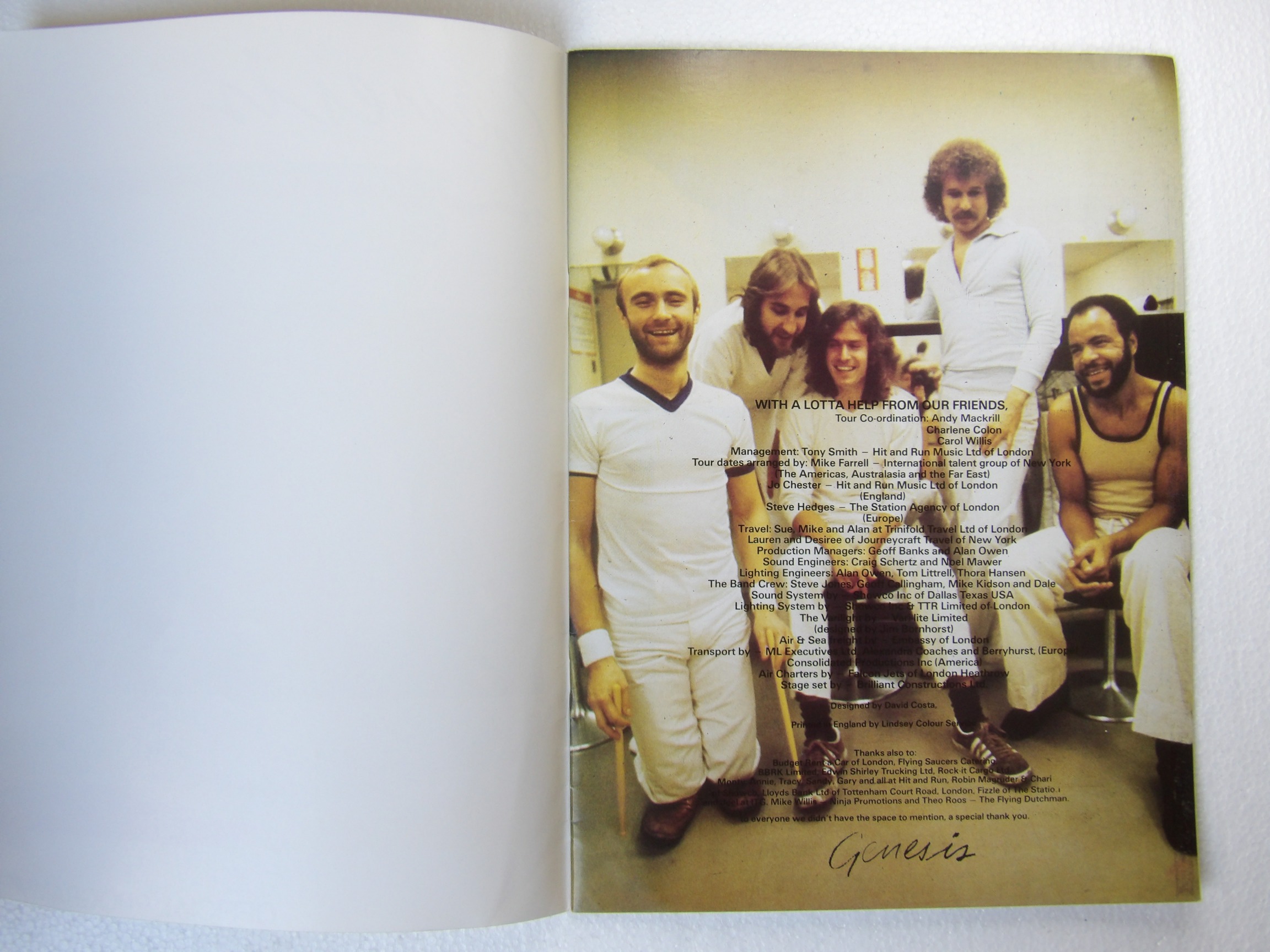 Genesis: 1981 UK Abacab Tour Programme + Ticket - Image 5