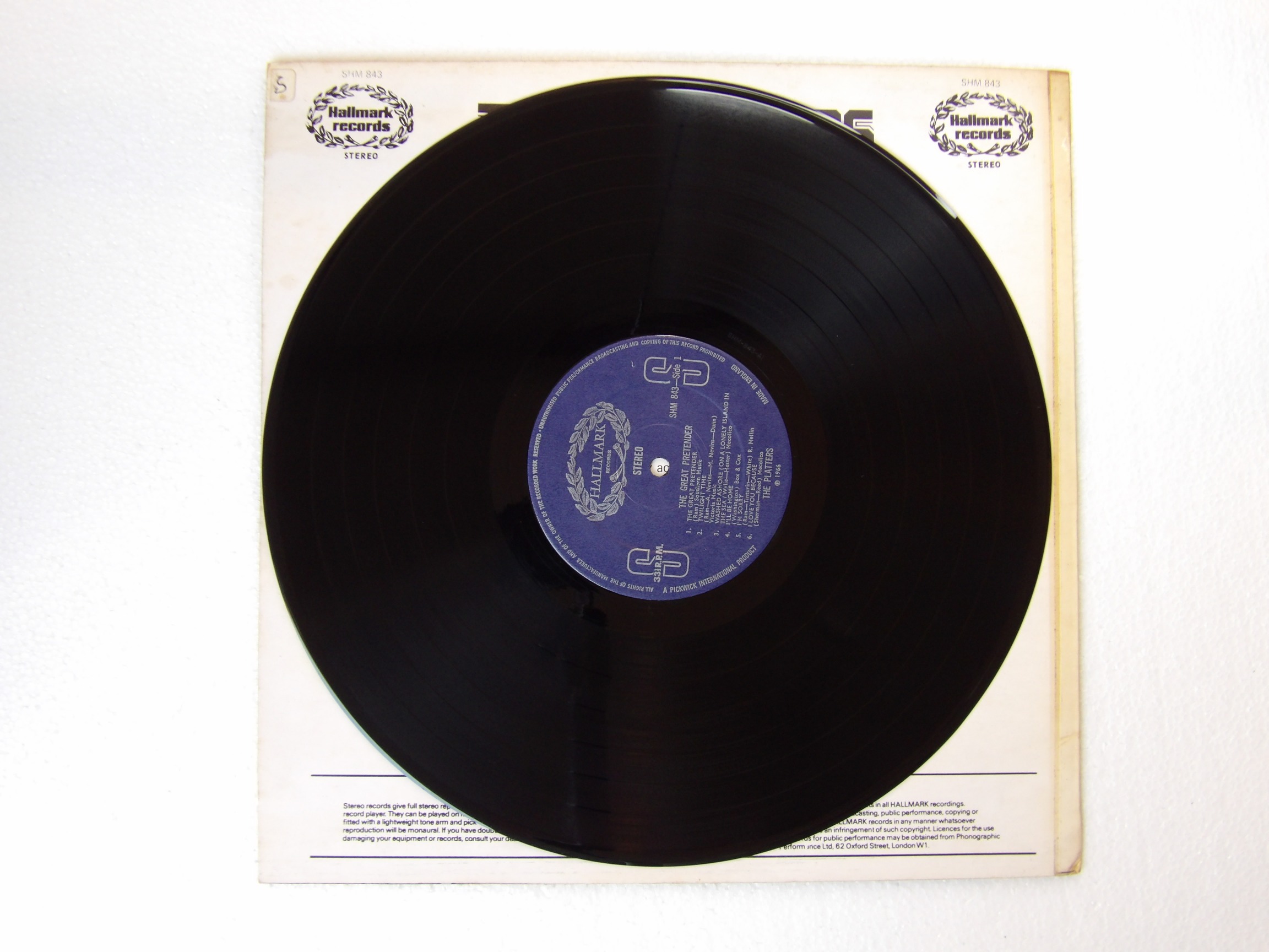 The Platters: The Great Pretender (Greatest Hits) 1974 EX UK LP - Image 3