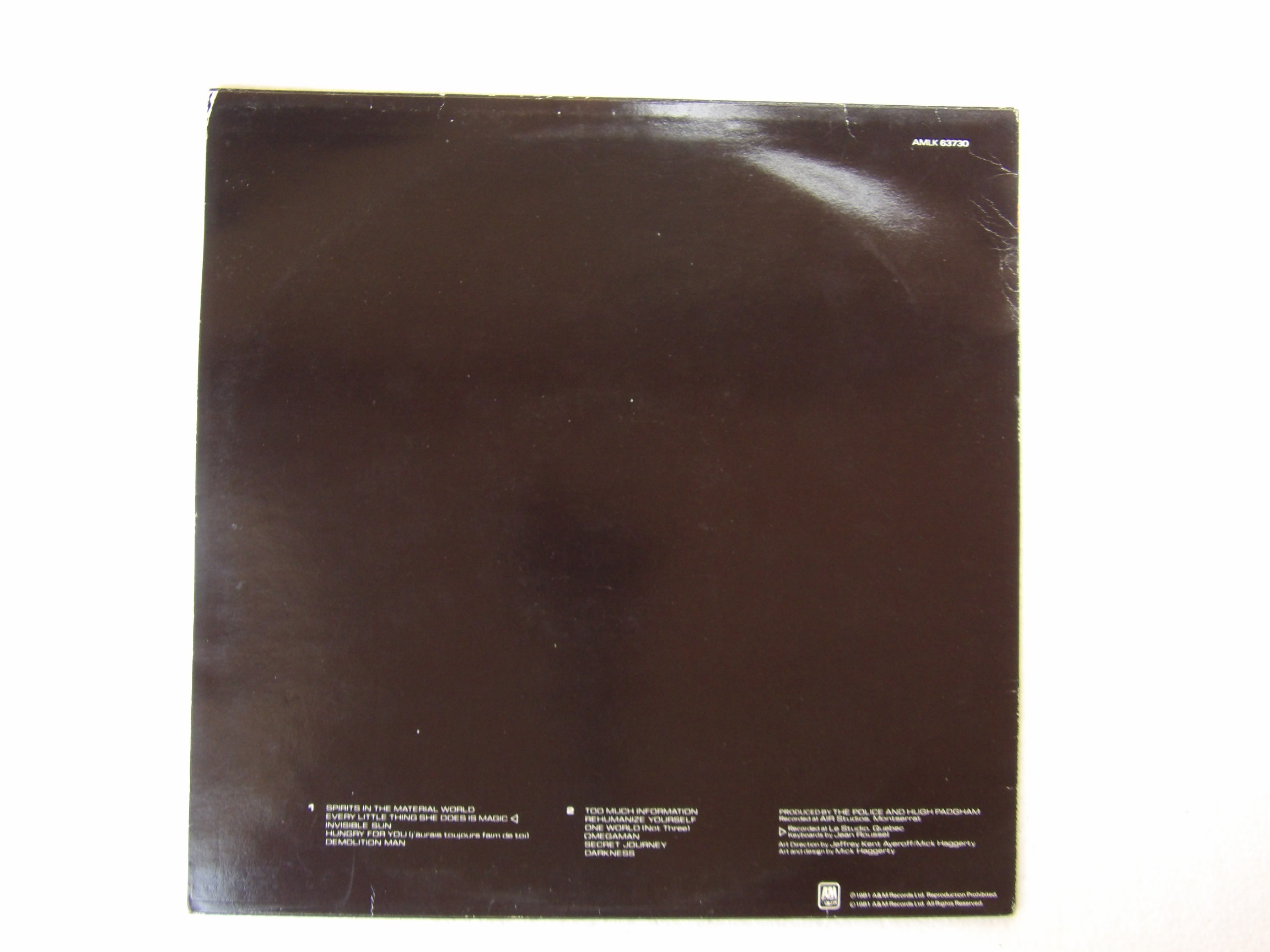 The Police: Ghost In The Machine 1981 EX A9/B4 UK LP - Image 6